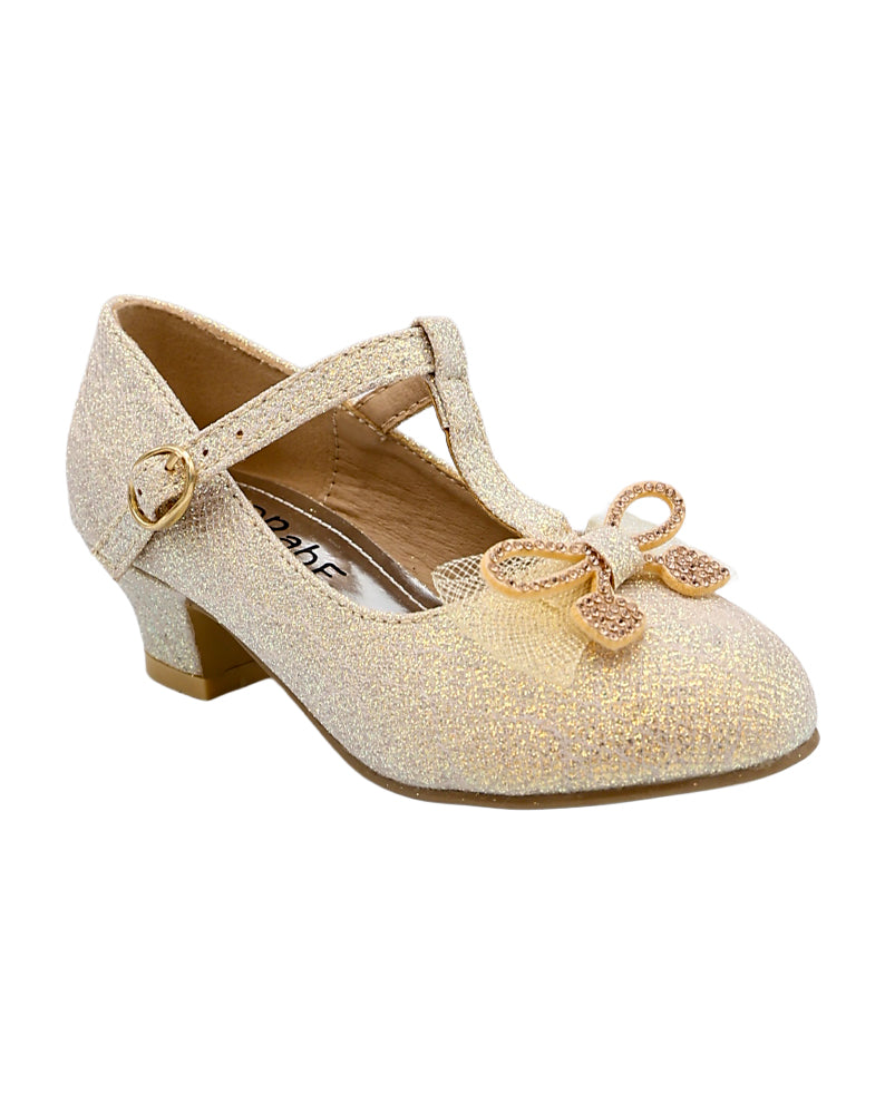 EMBELLISHED BOW DET TBAR TAPERED