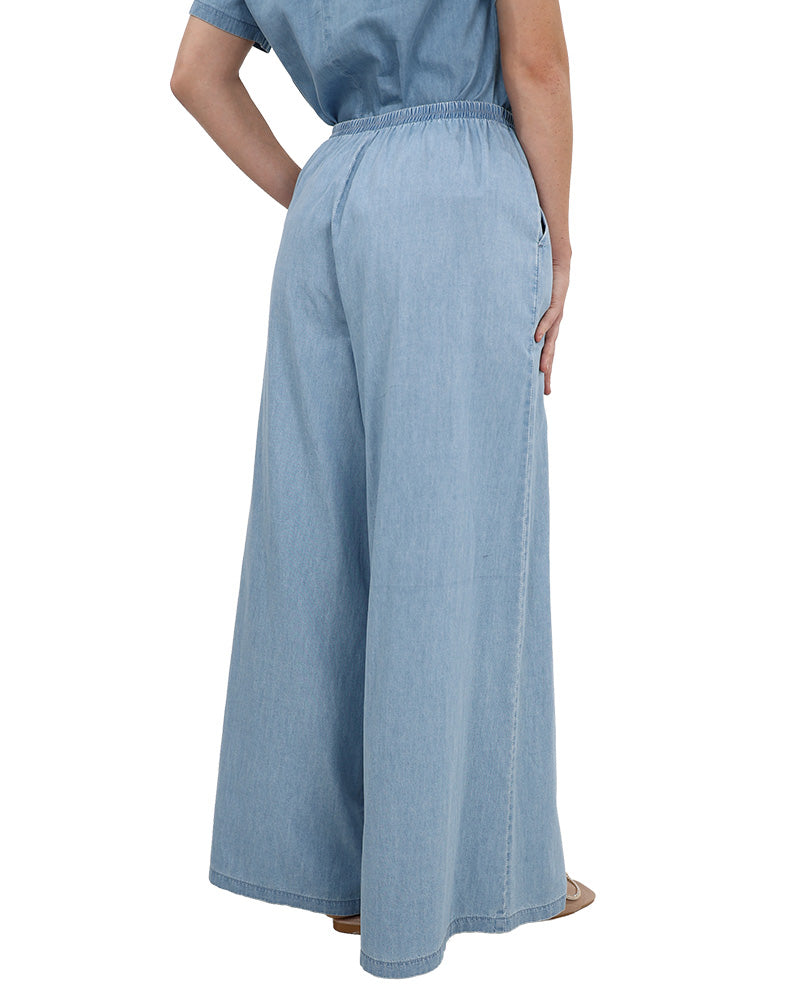 Denim Co-Ord Wide Leg Pants