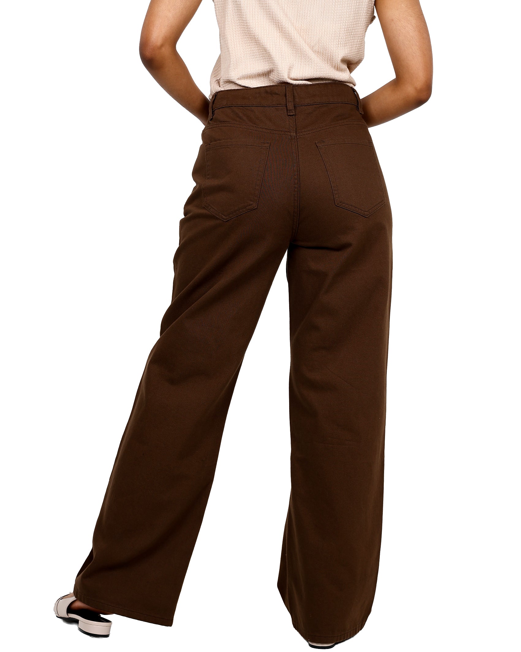 5 Pocket Chocolate Denim Jeans