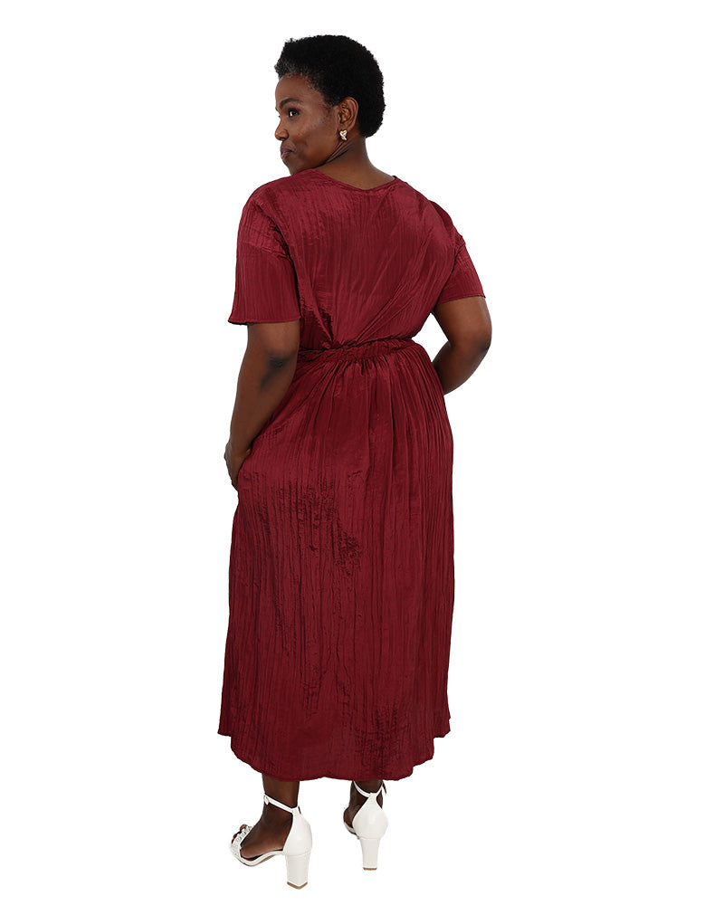 Grape Co-Ord Textured Maxi Skirt