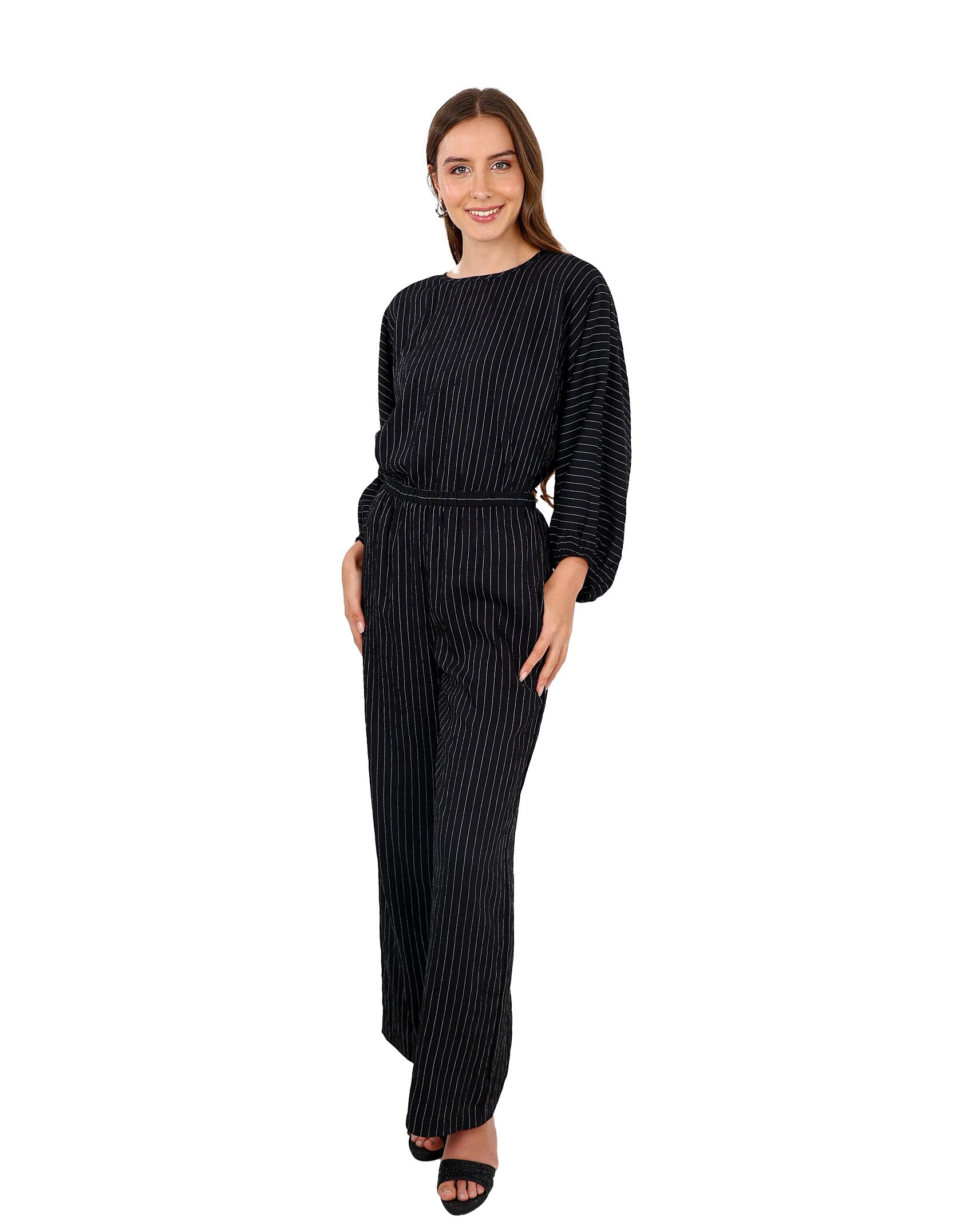 Striped Co-Ord Flared Pants
