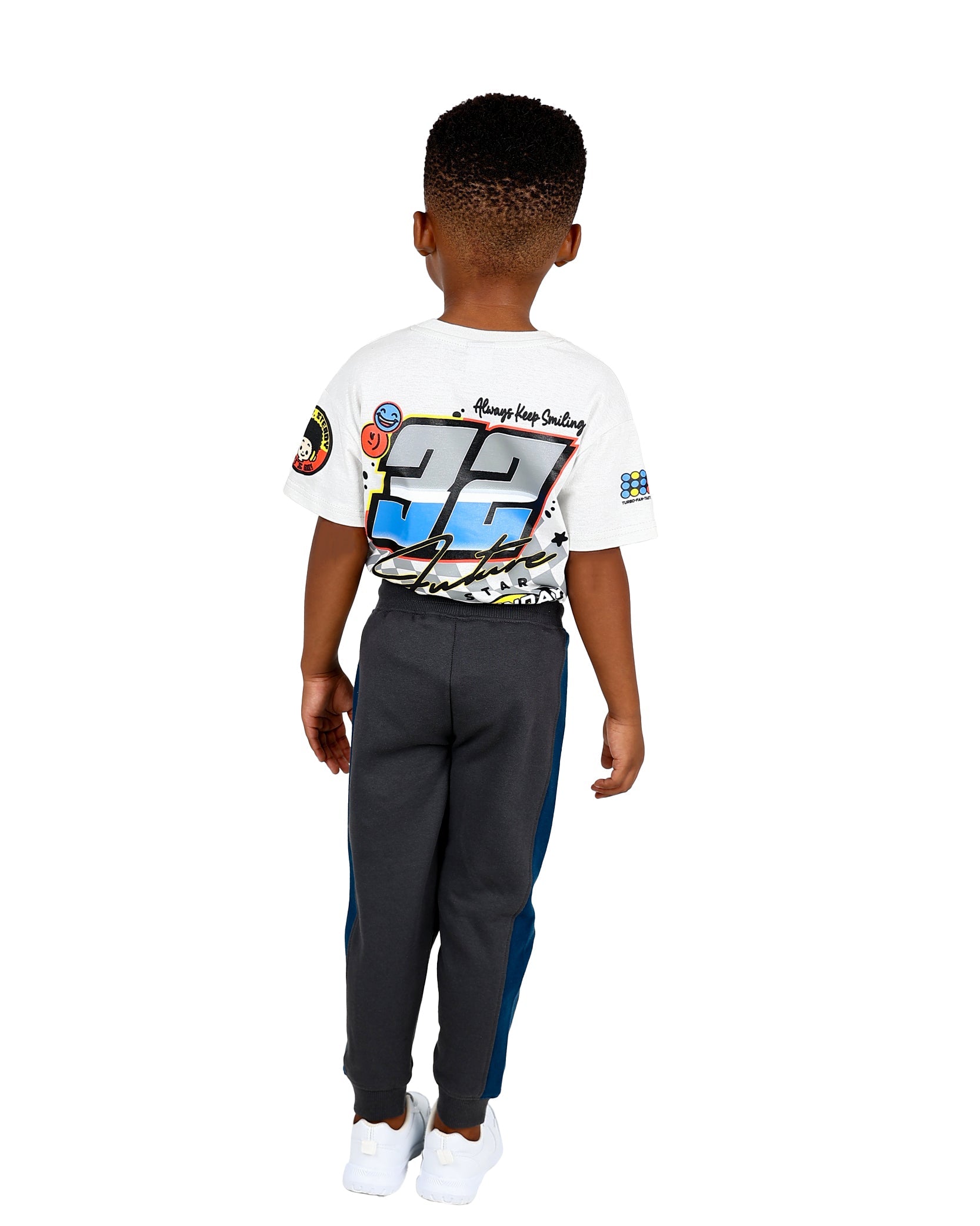 2 pack Graphic Print California Racing Track Pants