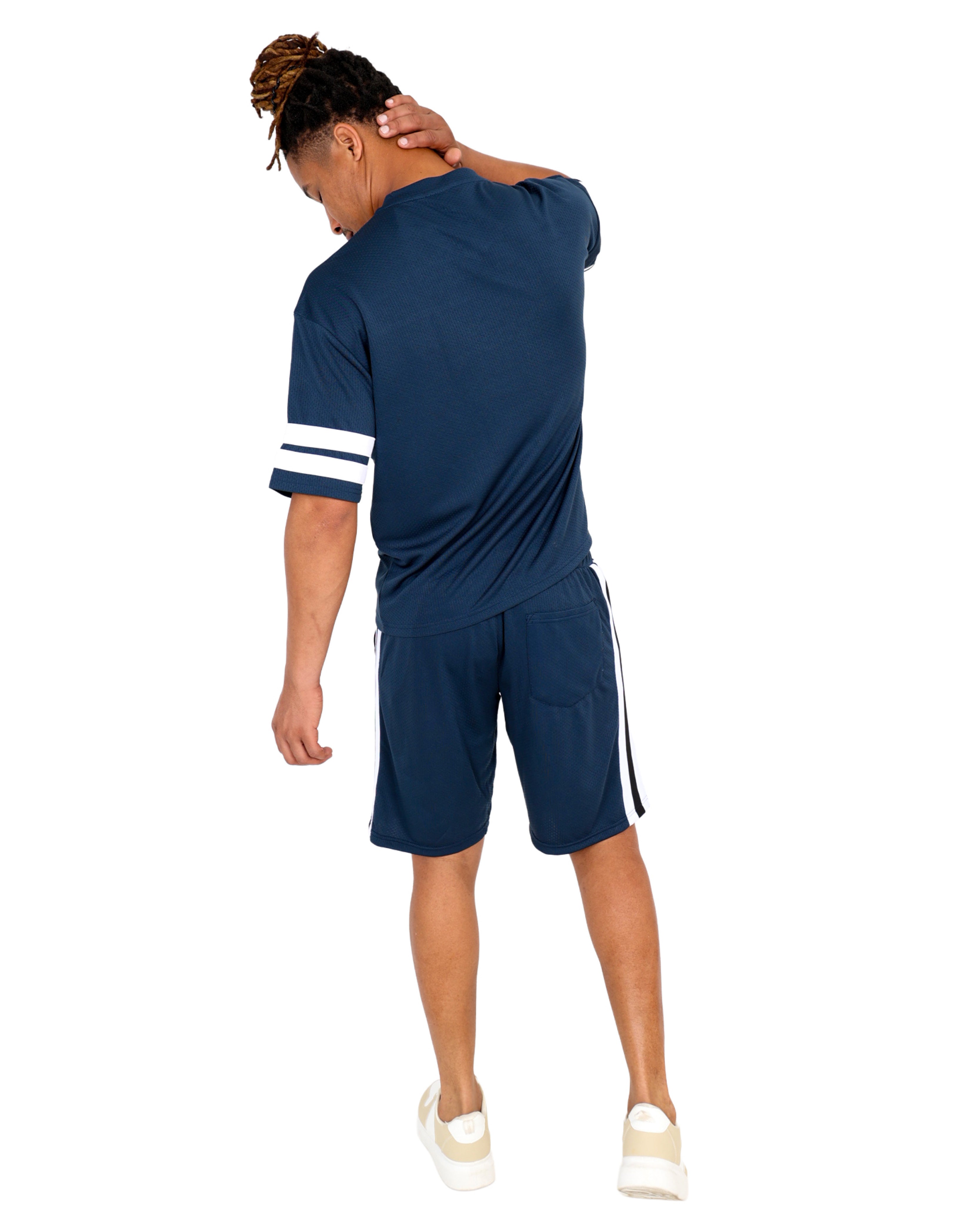 Short Sleeve Navy New York Baseball T-Shirt