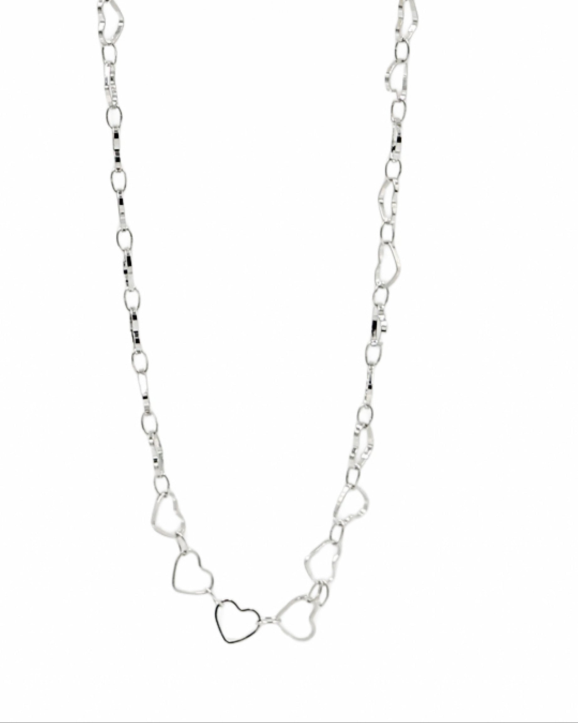 Silver Heart Anklet