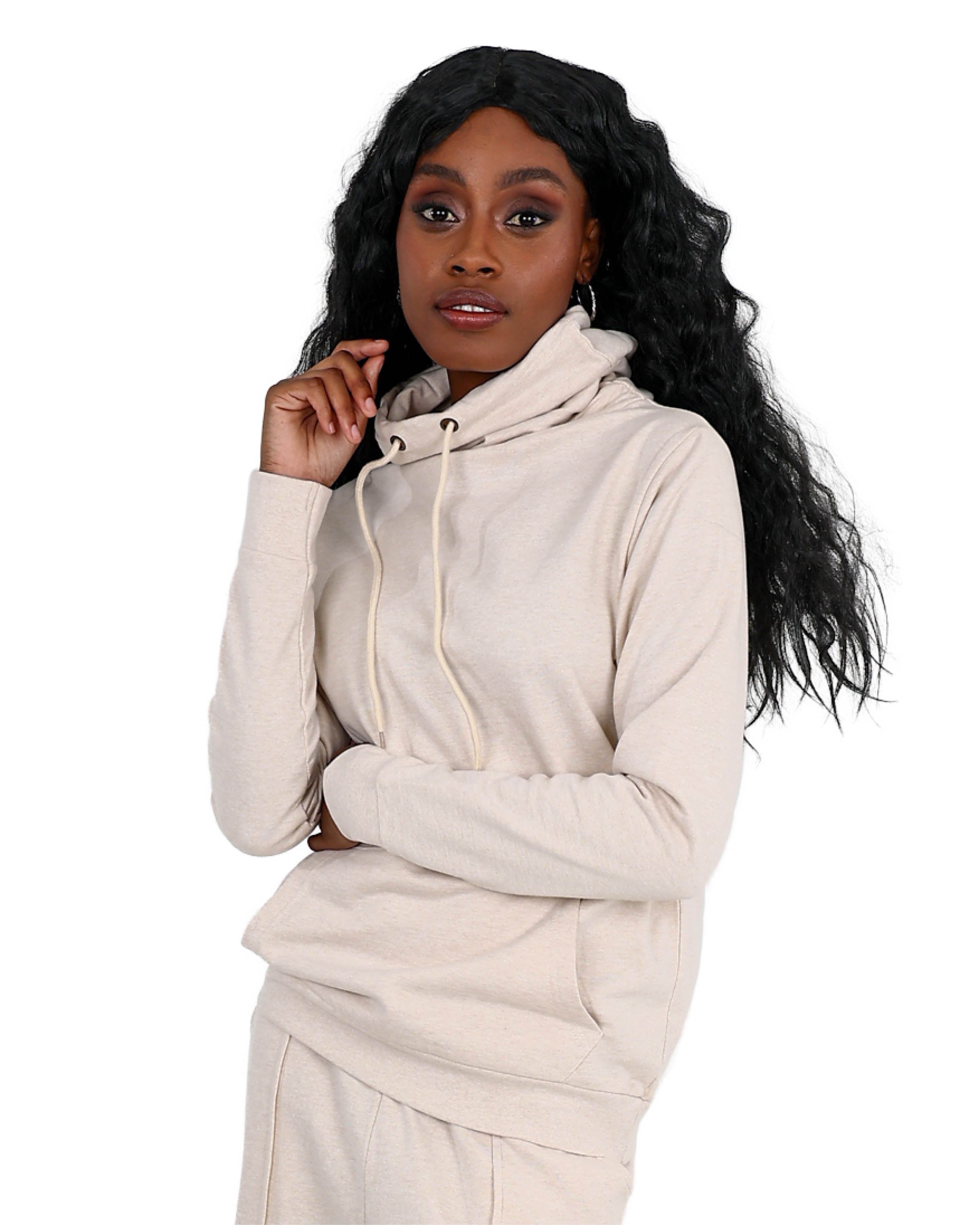 Long Sleeve Cowl Neck Active Top