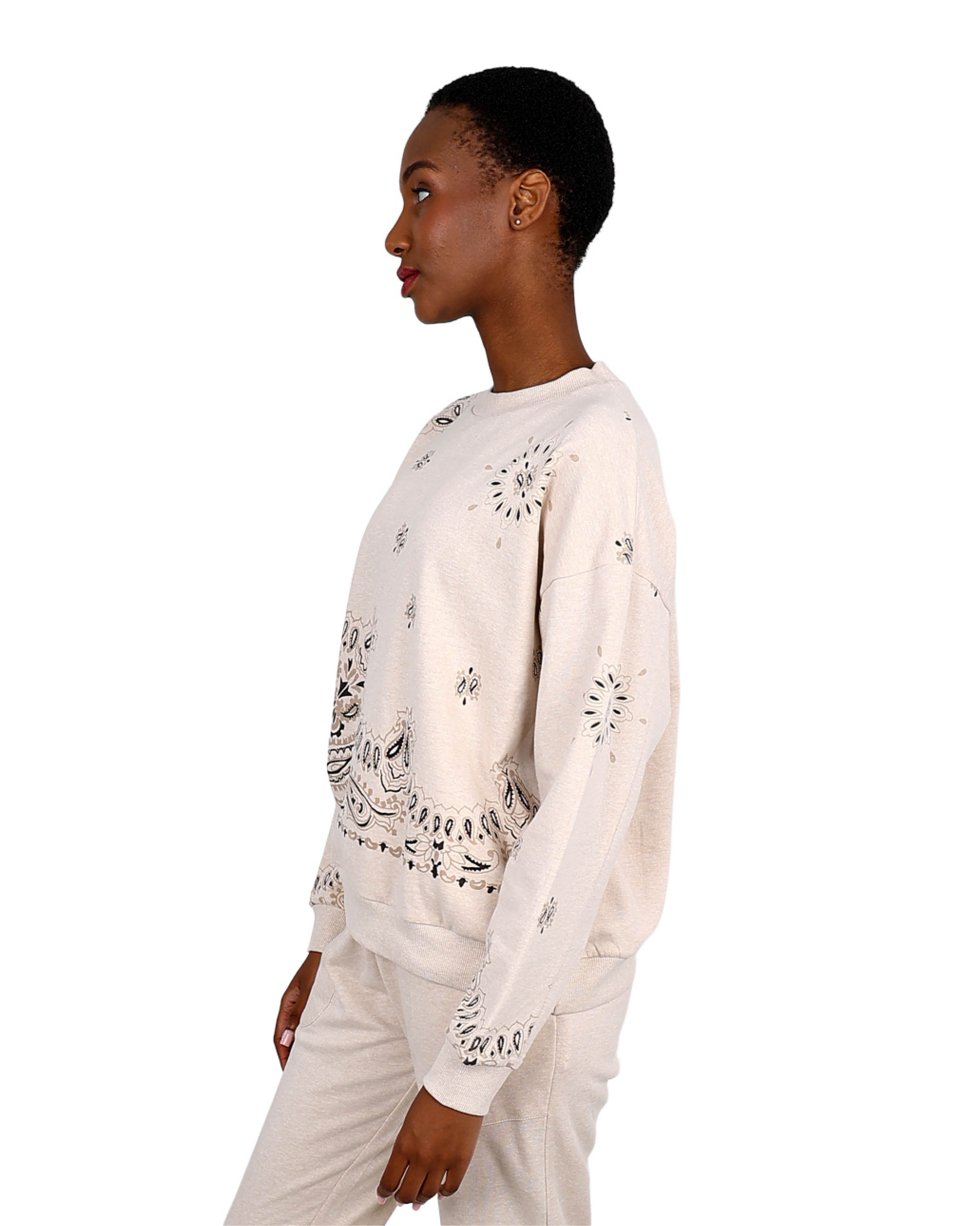 K PRINTED SWEATER