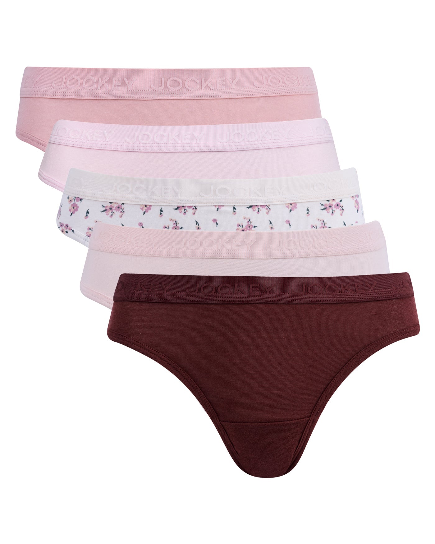 Ladies Jockey® 5 Pack Pretty Petal Bikini Panties