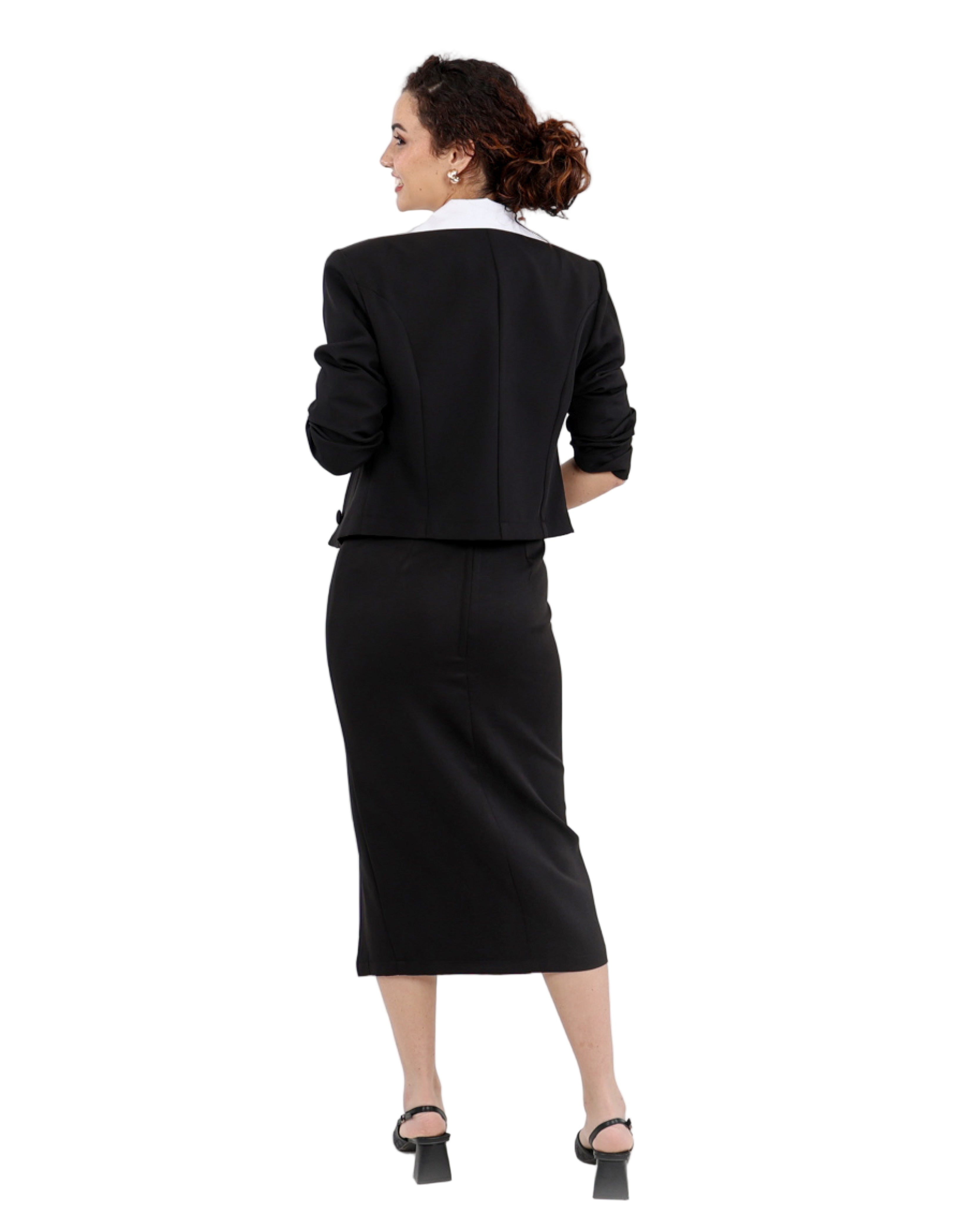 Round Neck Blazer