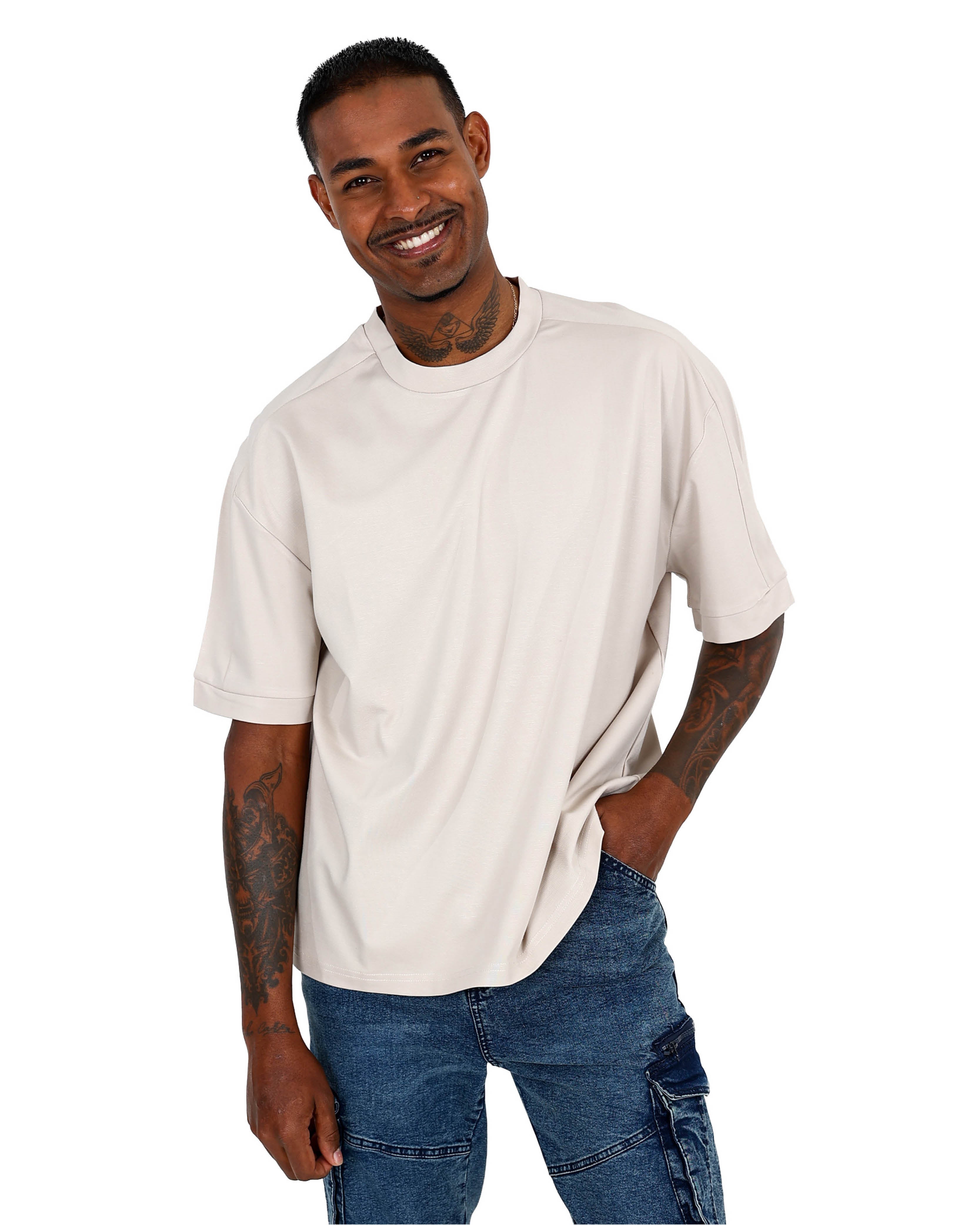 Short Sleeve Classic Stone Interlock T-Shirt