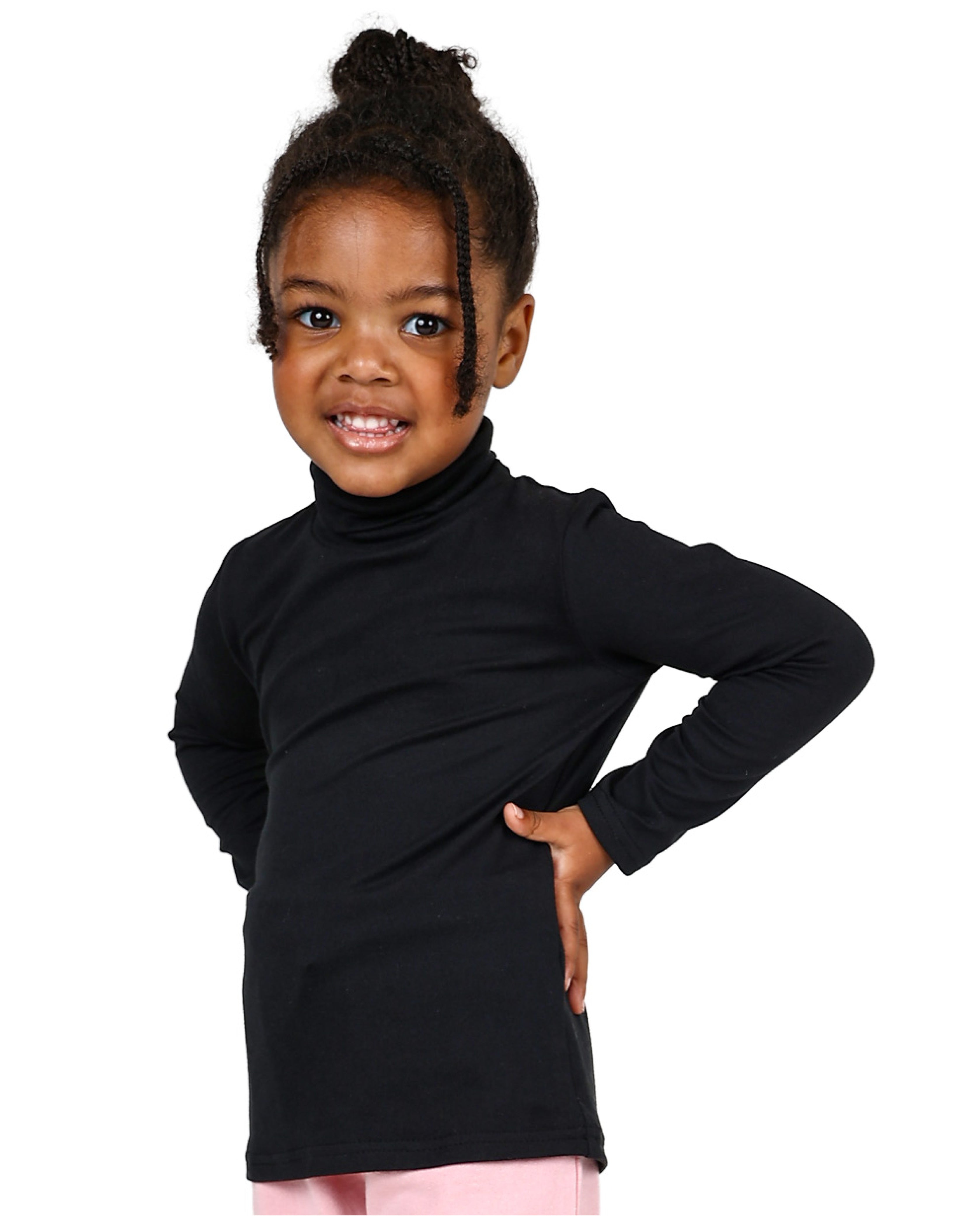 Black Long Sleeve Polo Neck