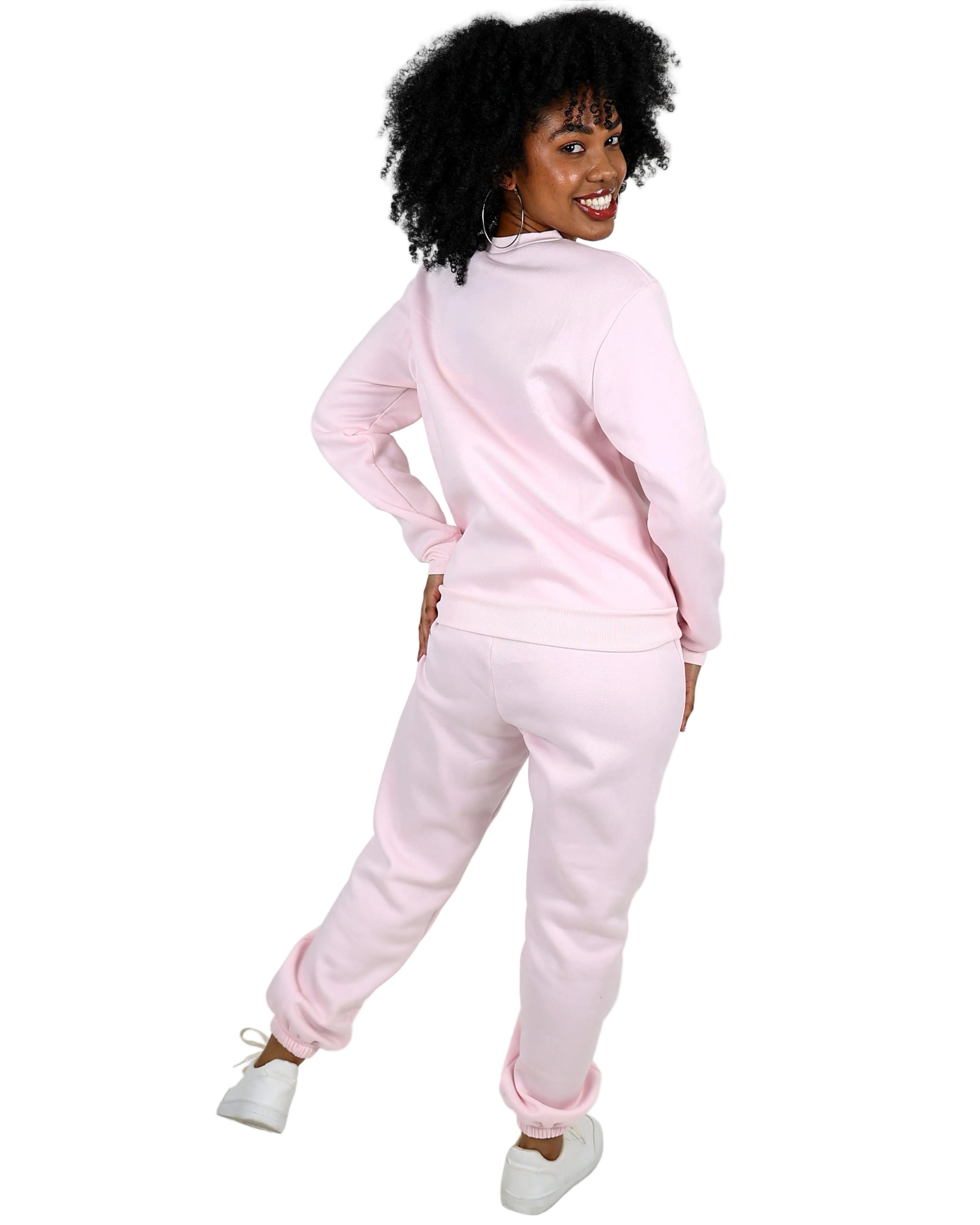 Cherry Pink Fleece Jogger