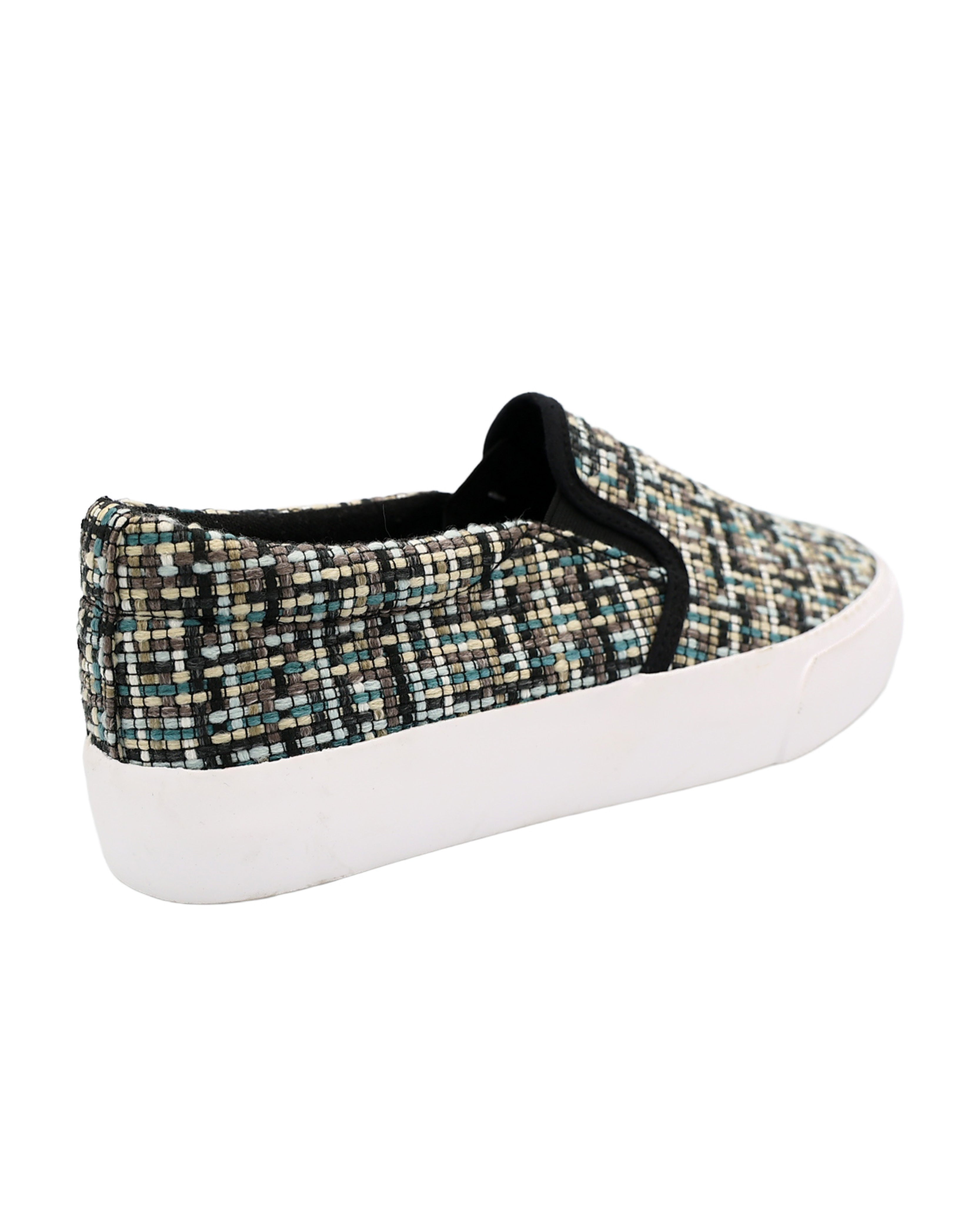 Grey Gusset Slip-On Sneaker