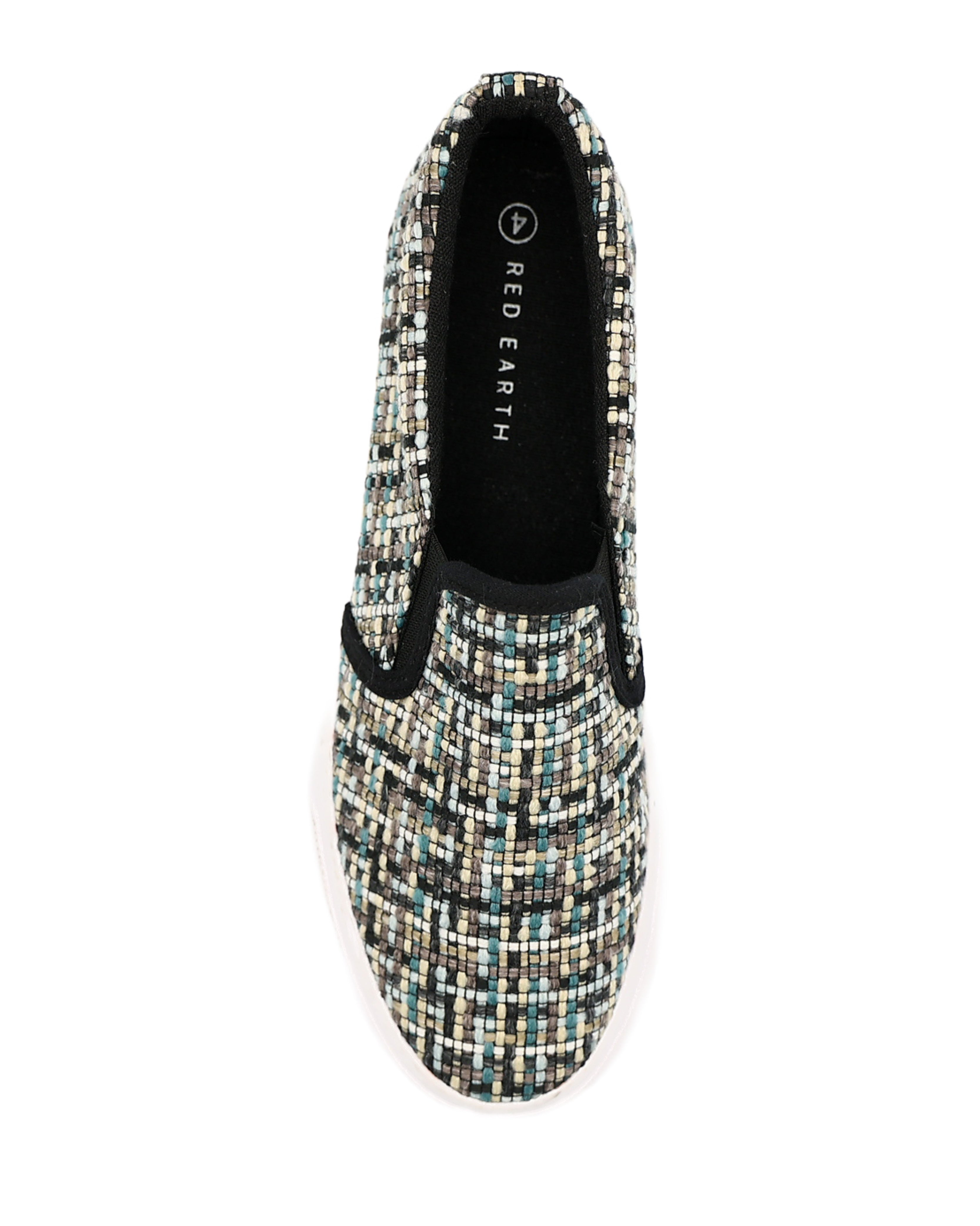 Grey Gusset Slip-On Sneaker