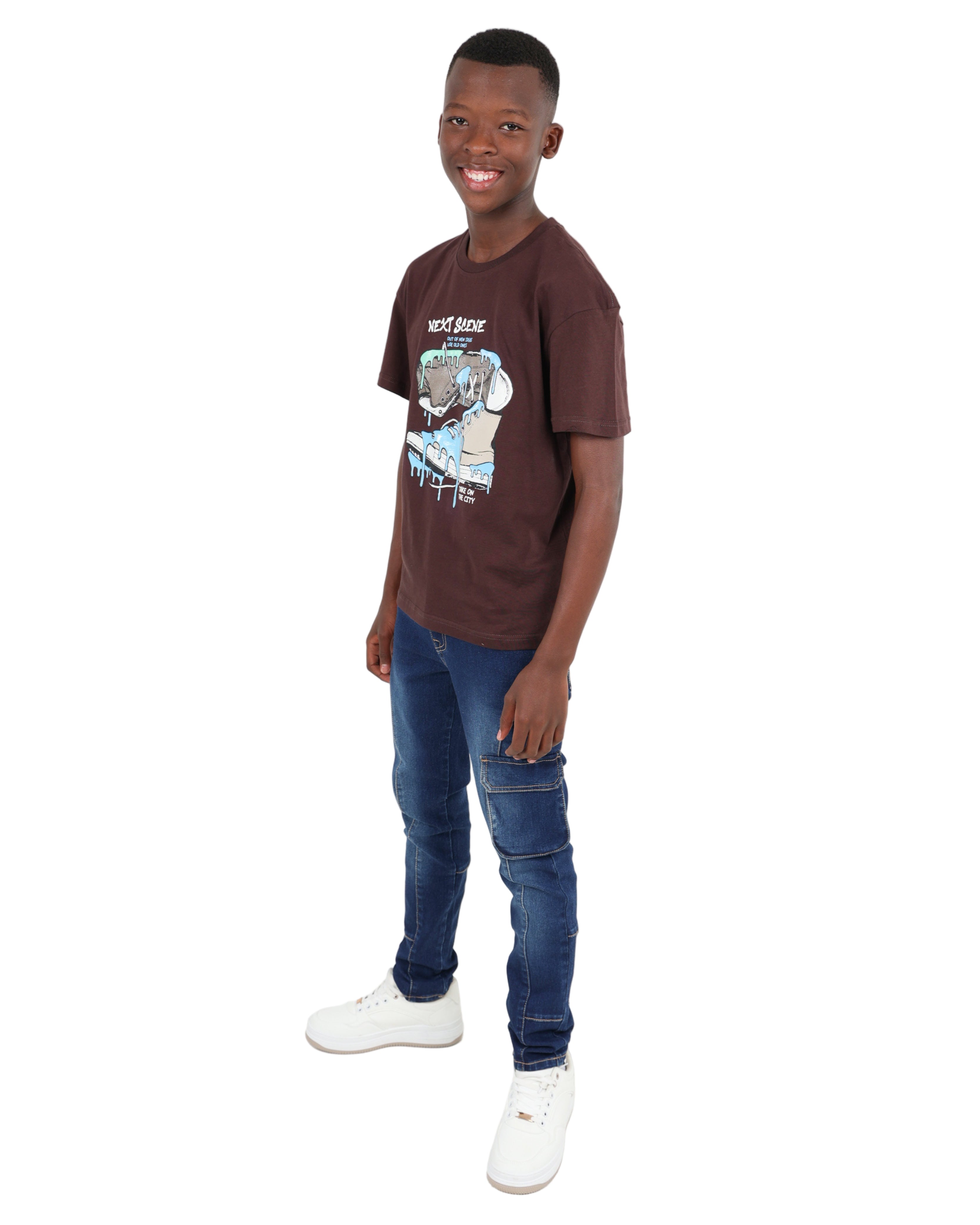 Slim Fit Cargo Jeans