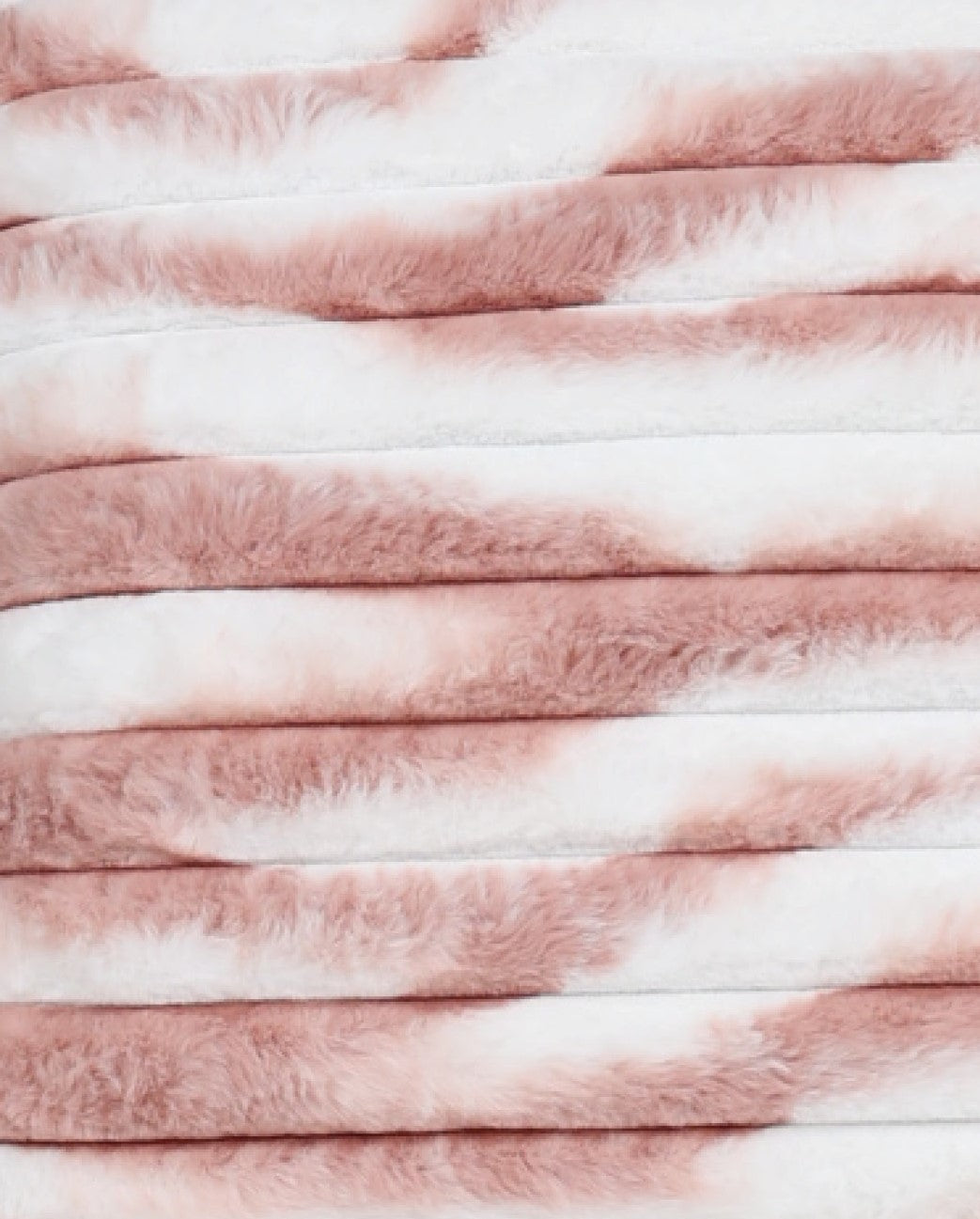 Pink Glacier Faux Fur Scatter Cushion