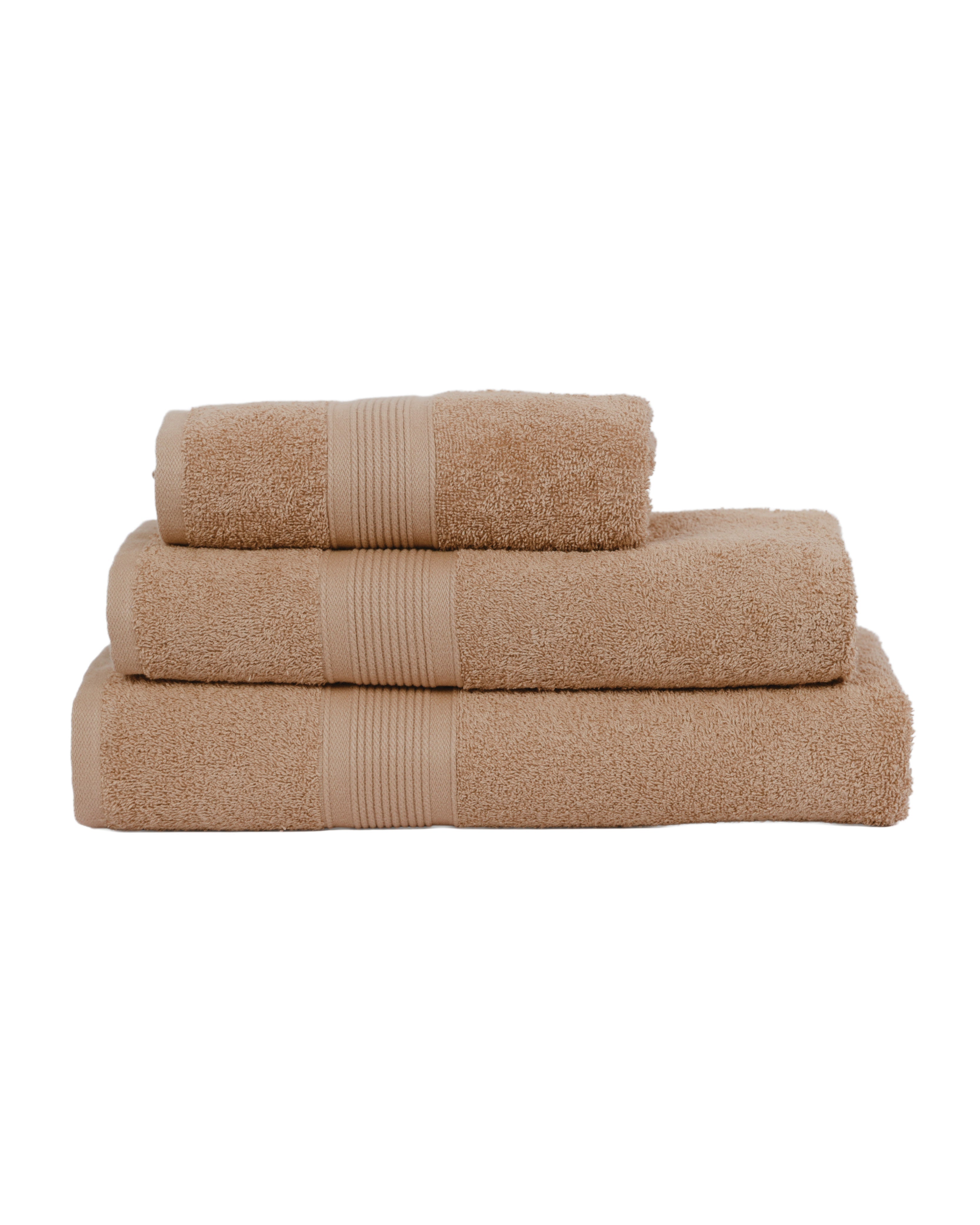 Taupe Amari Cotton Guest Towel