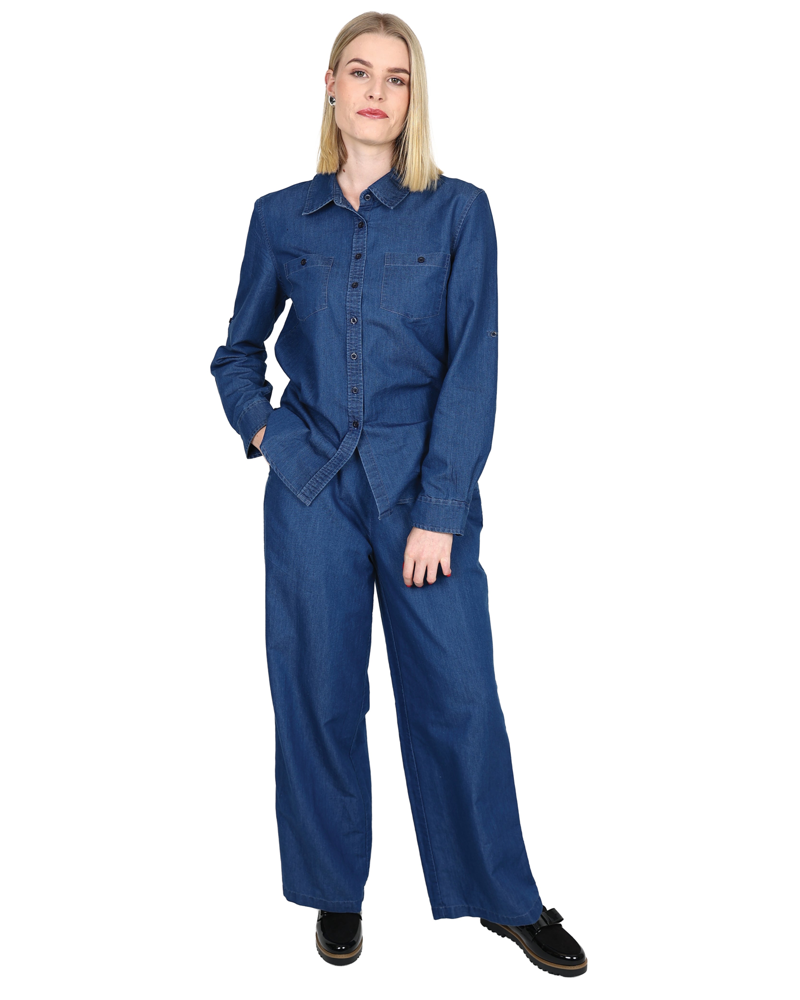 Long Sleeve Denim Shirt