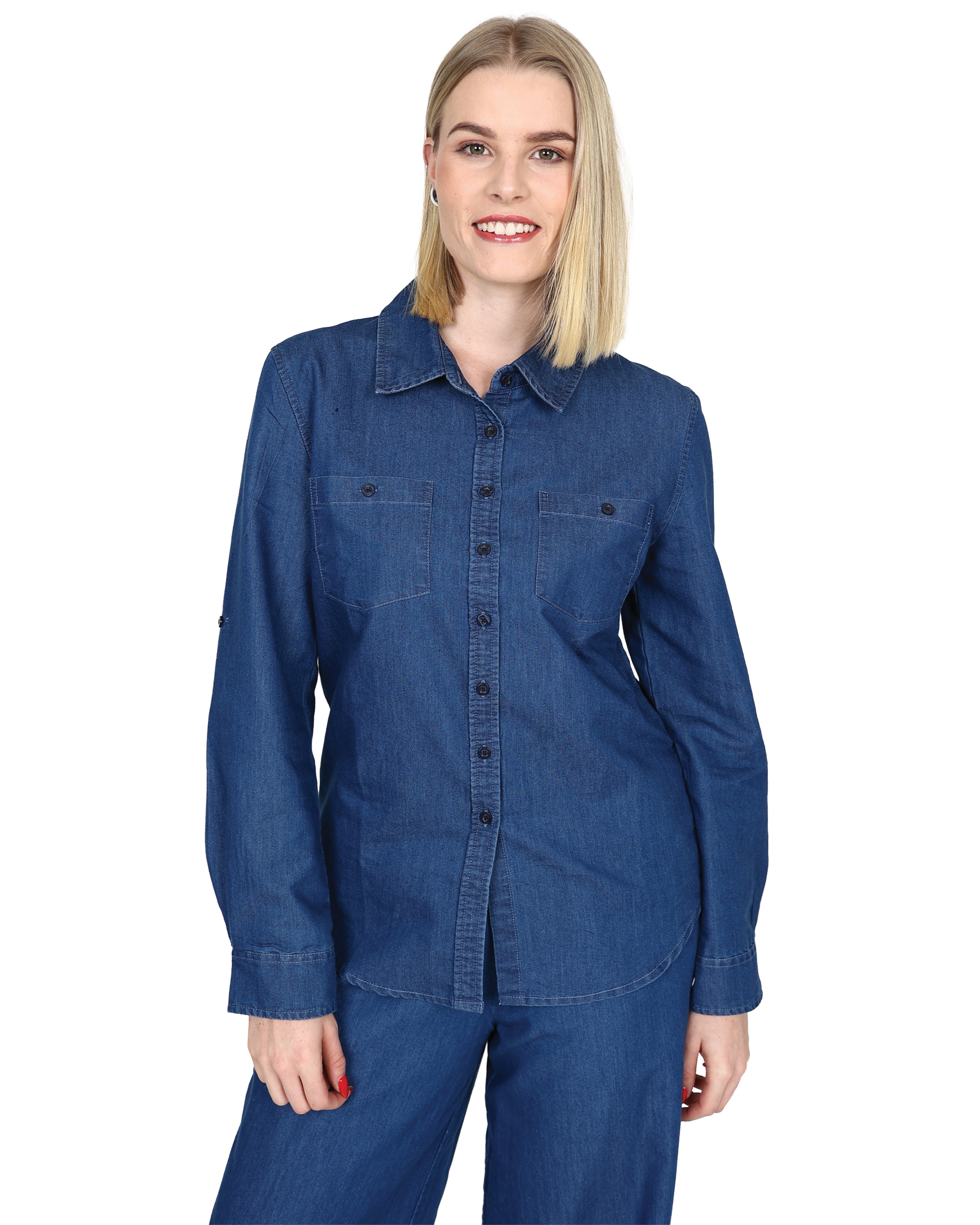 Long Sleeve Denim Shirt