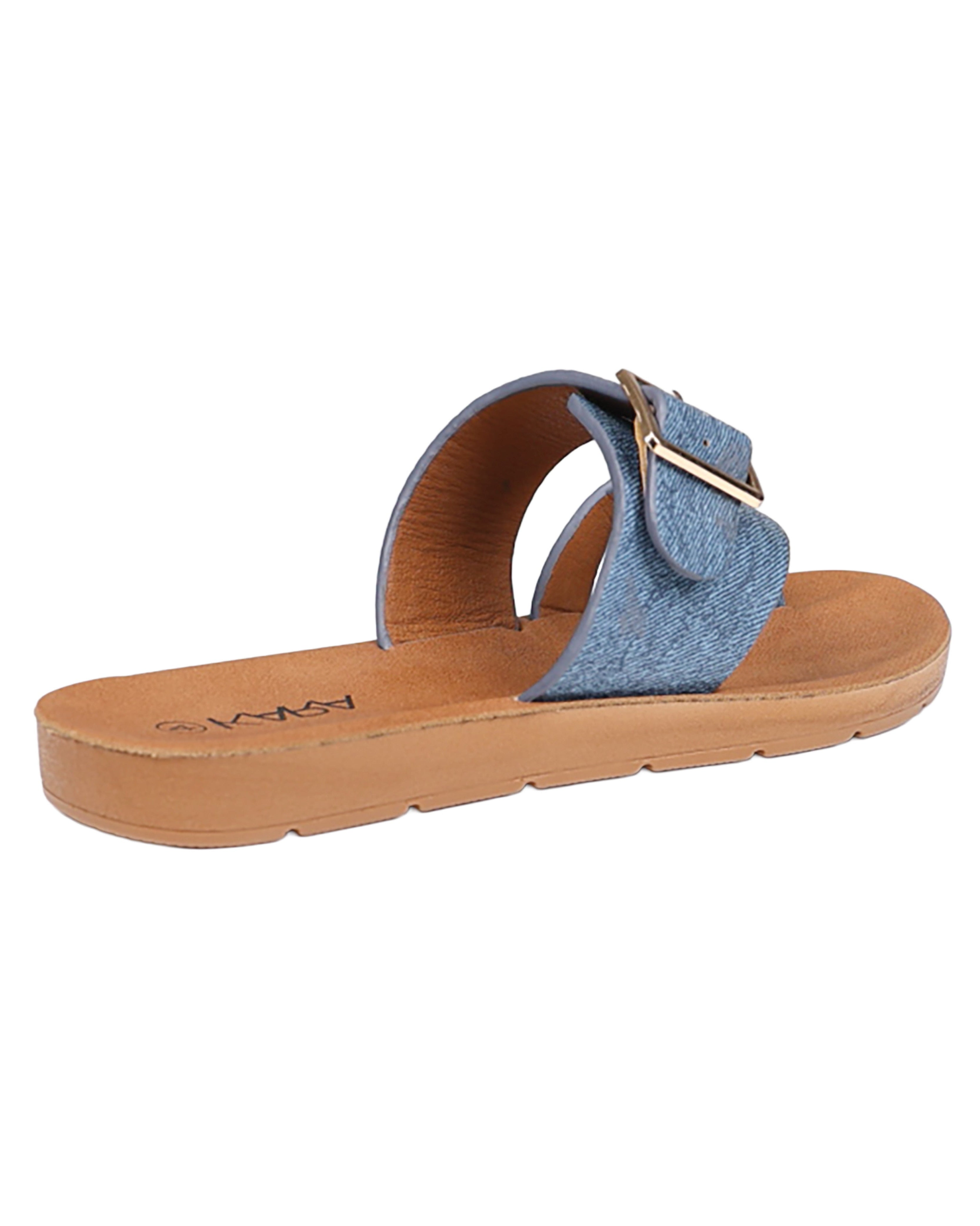 Denim Toe Post Moulded Sandal