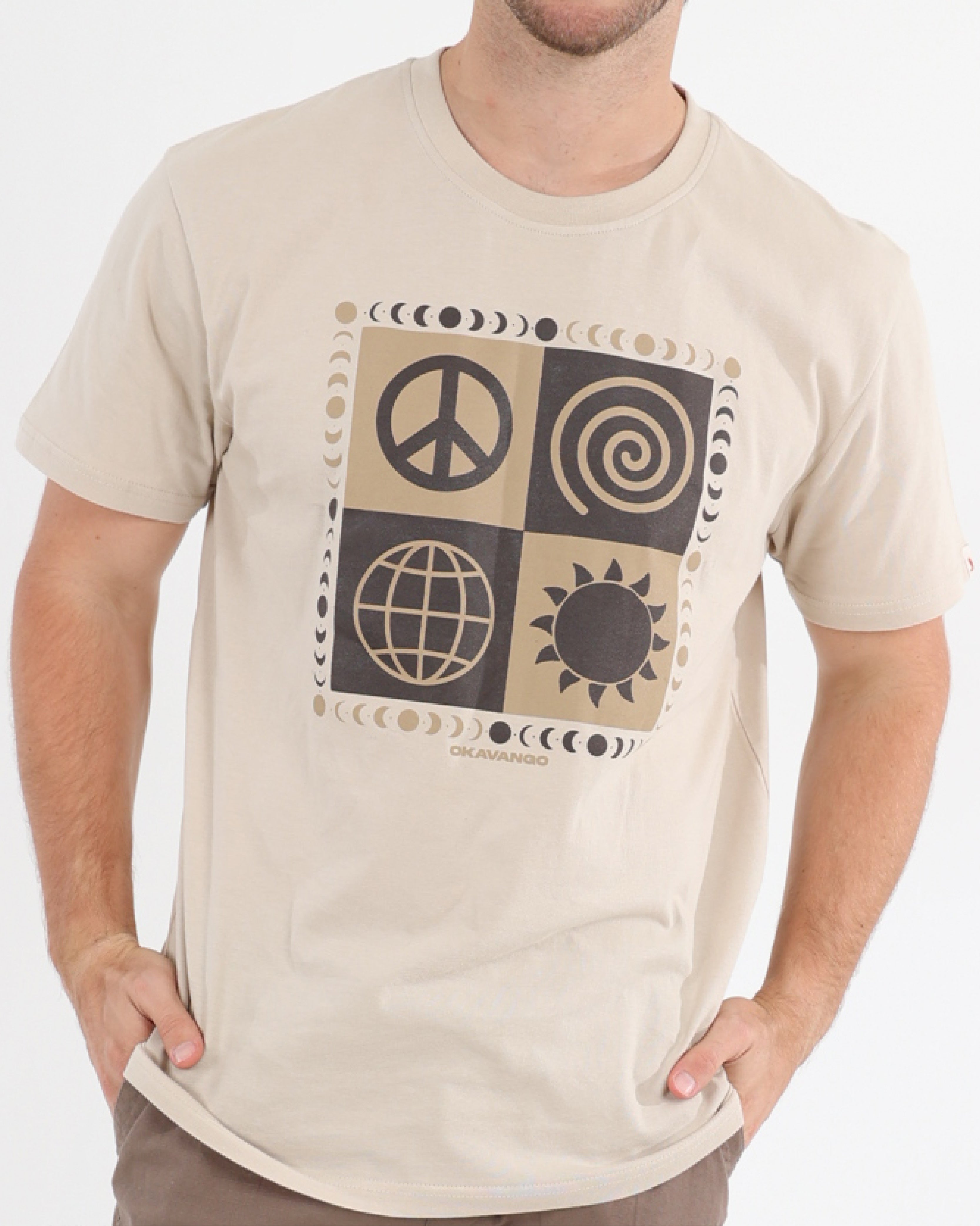 Okavango Short Sleeve Taupe Trailblazer T-Shirt