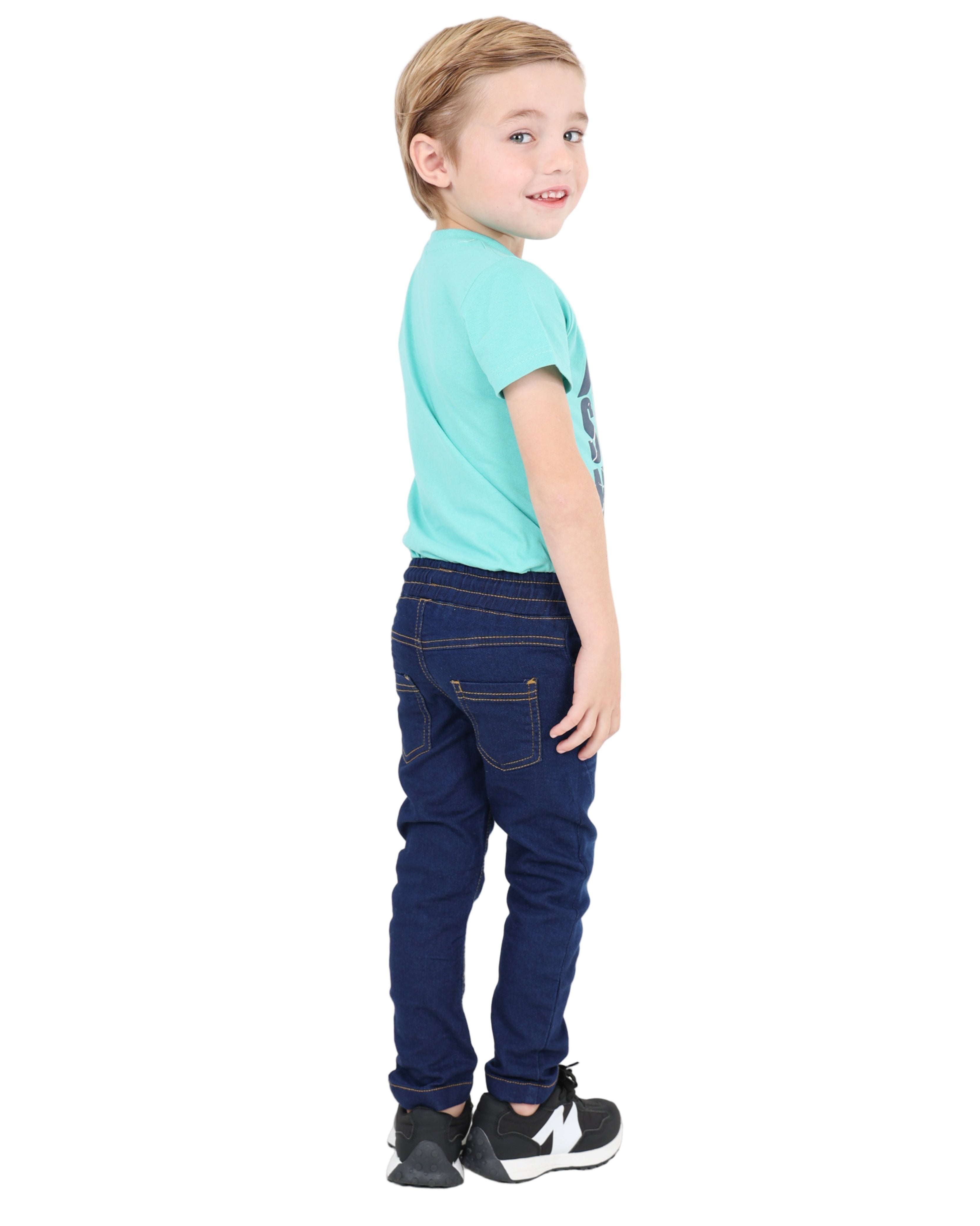Dark Indigo Slim Cargo Jeans