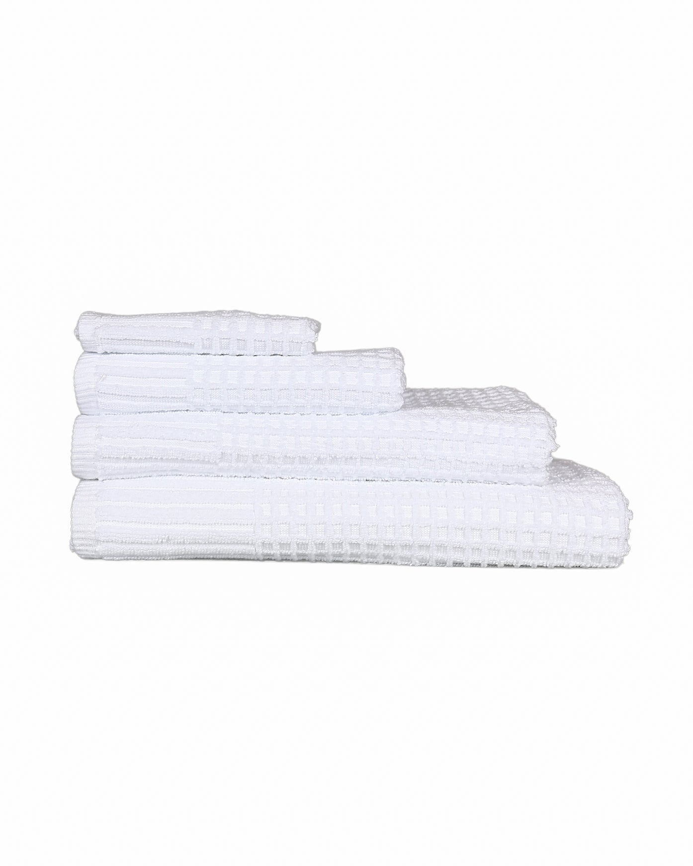 White Waffle Cotton Face Cloth