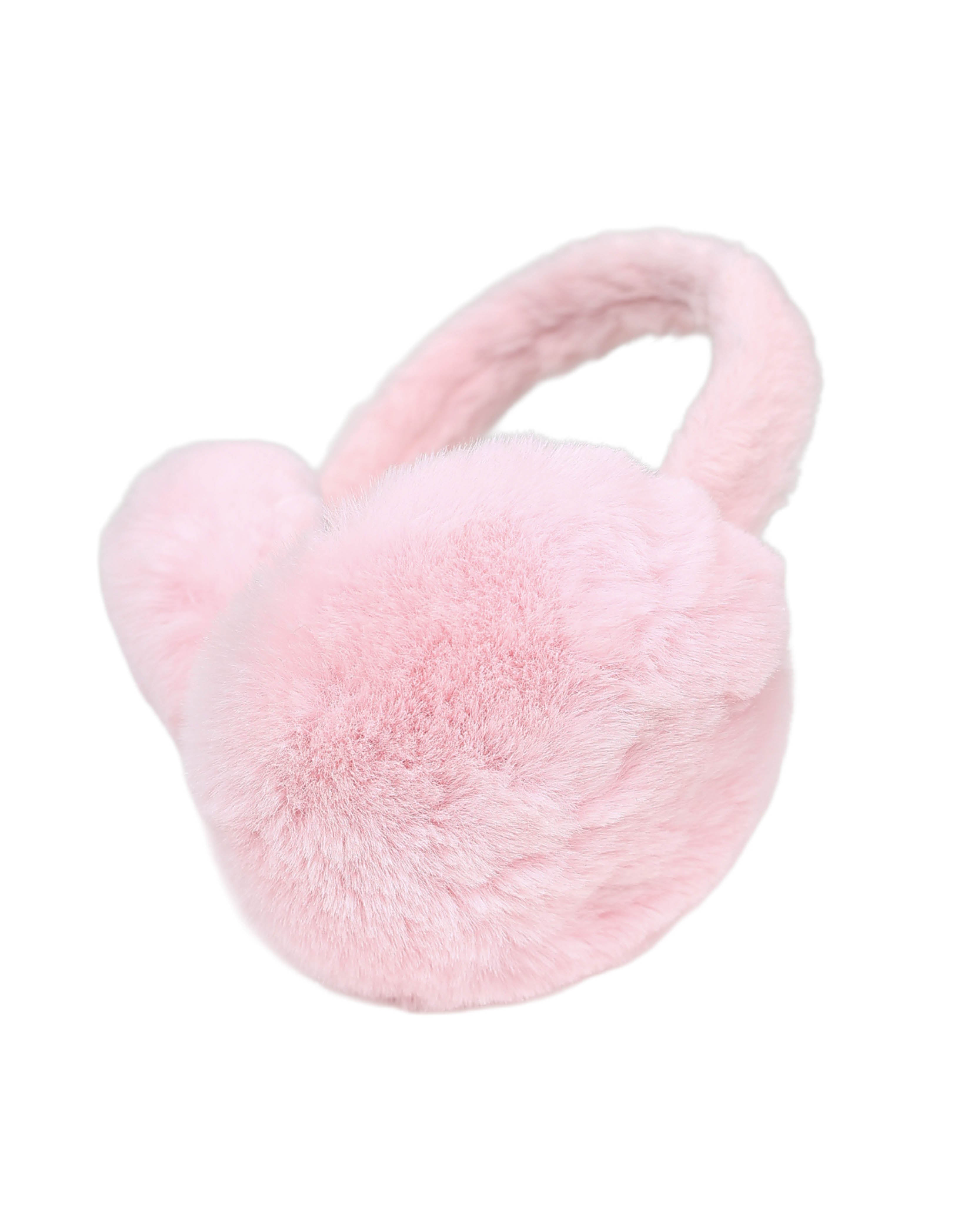 Pink Fluffy Earmuffs