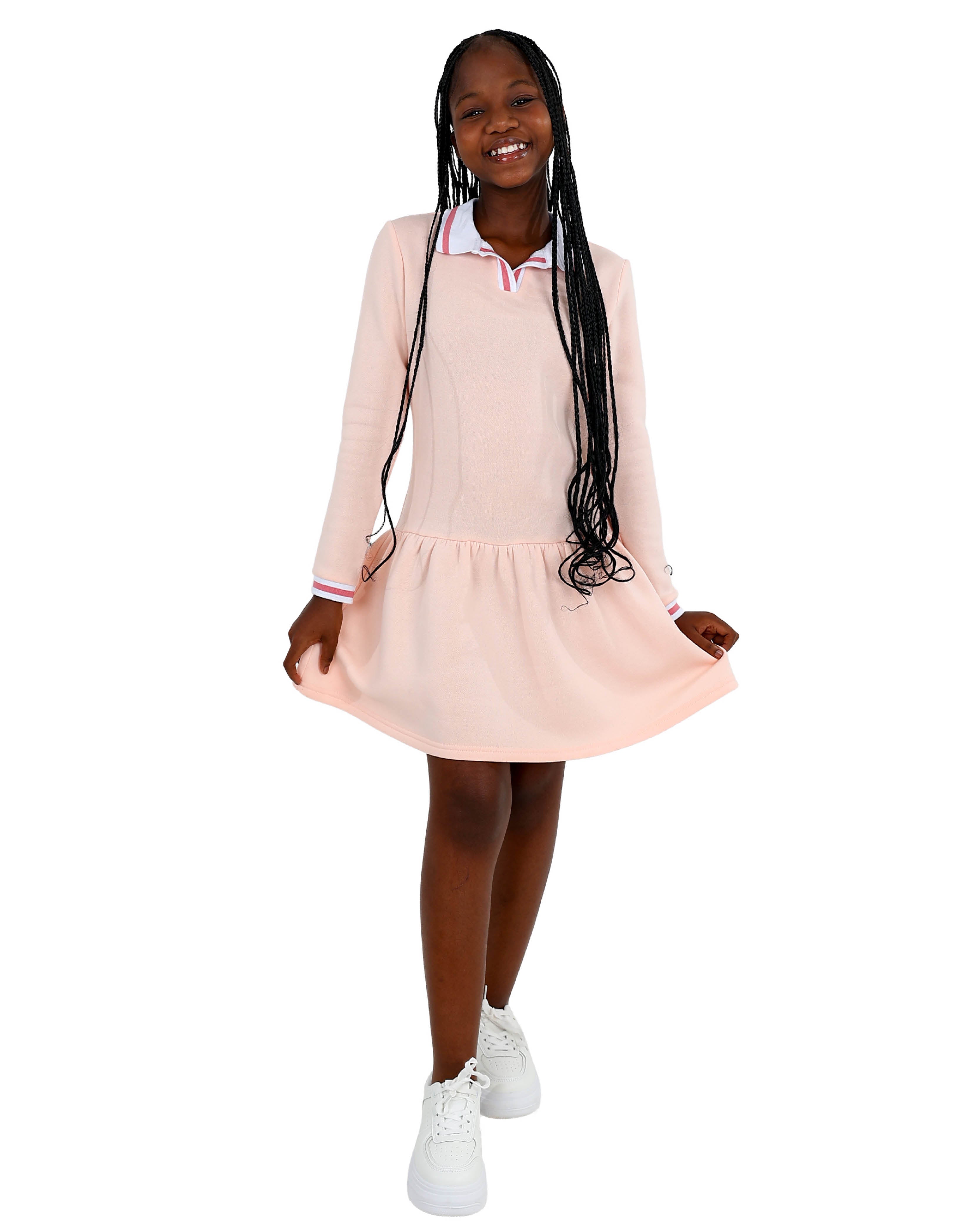Long Sleeve Collared Dress