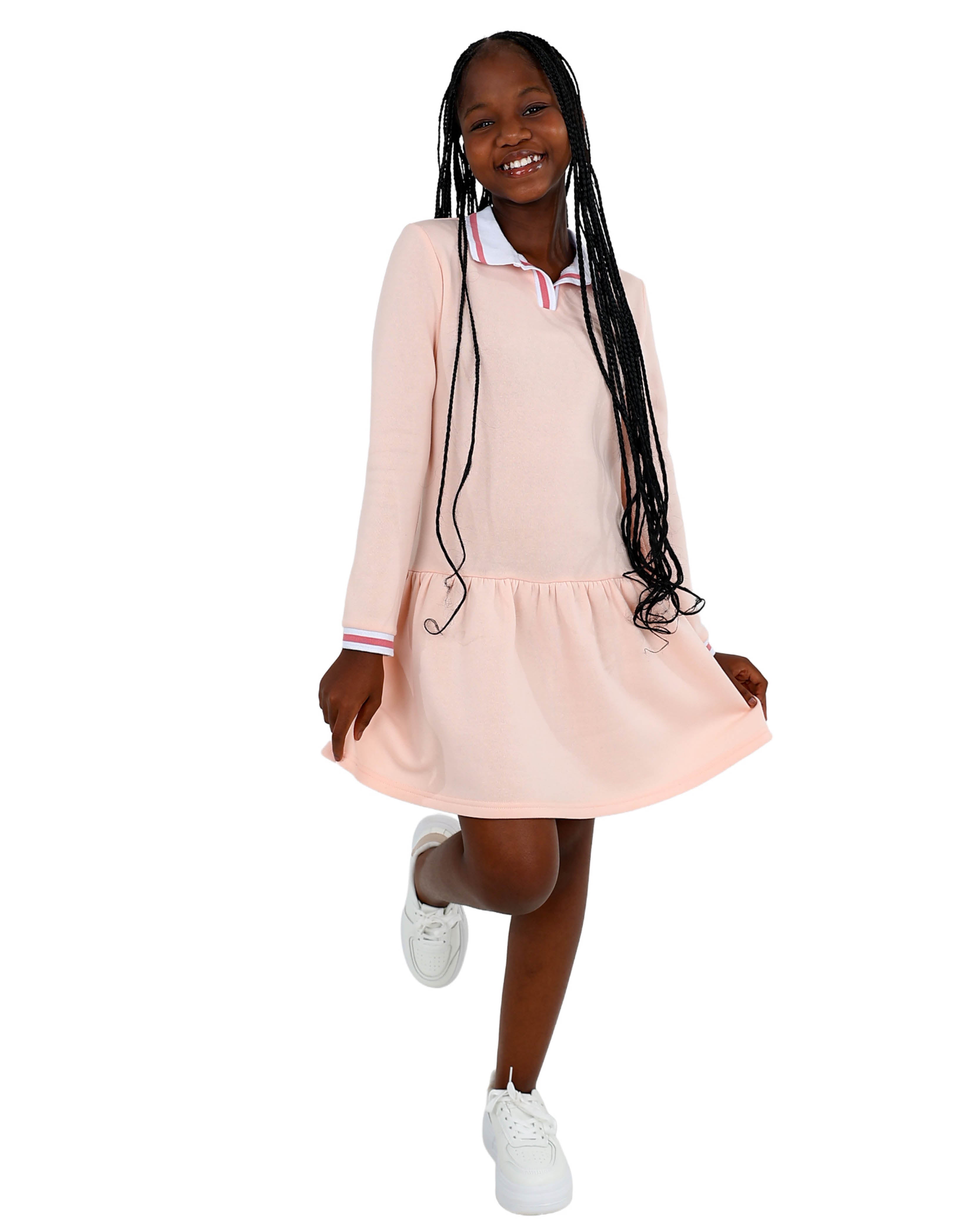 Long Sleeve Collared Dress
