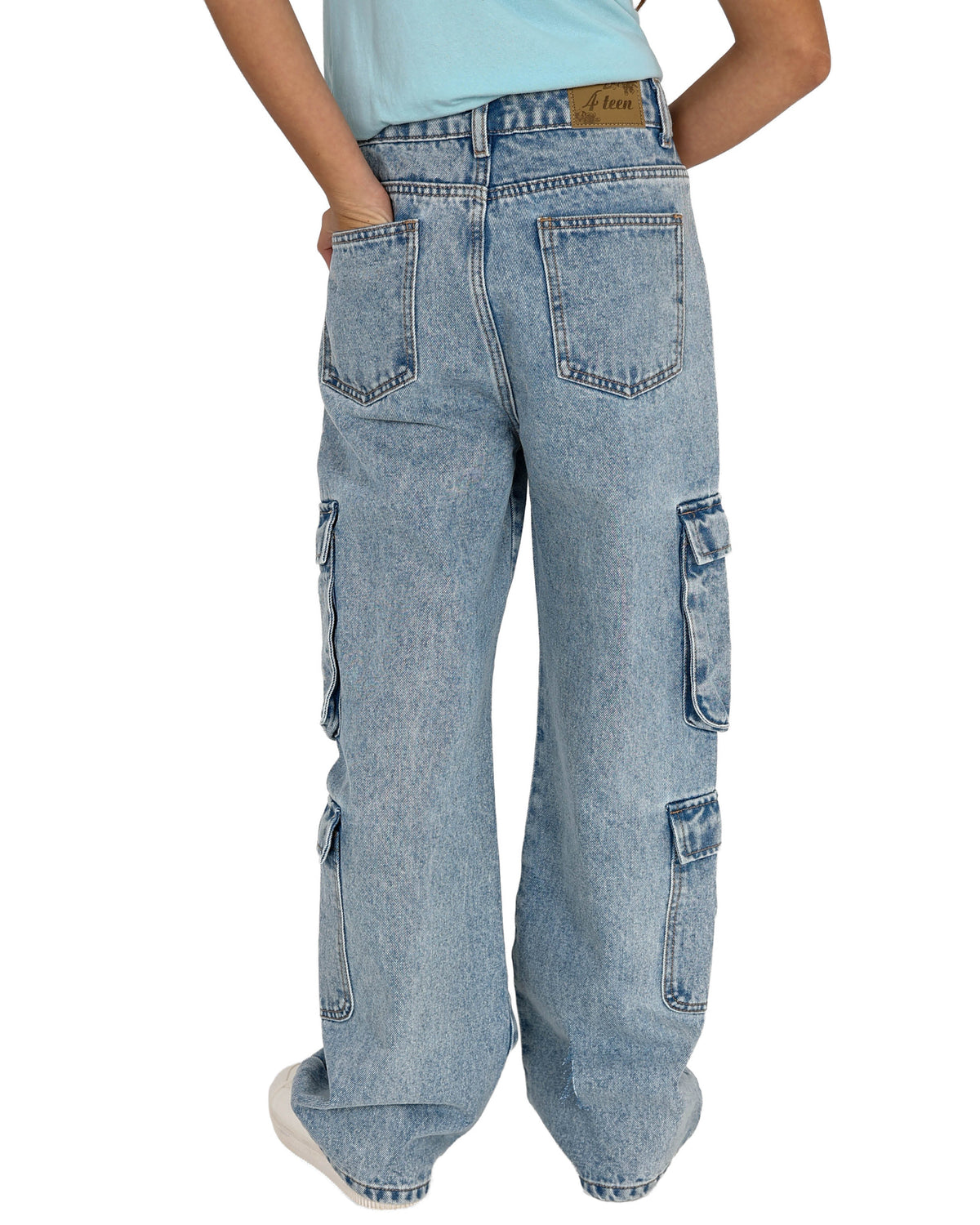 Dark Indigo Cargo Jeans