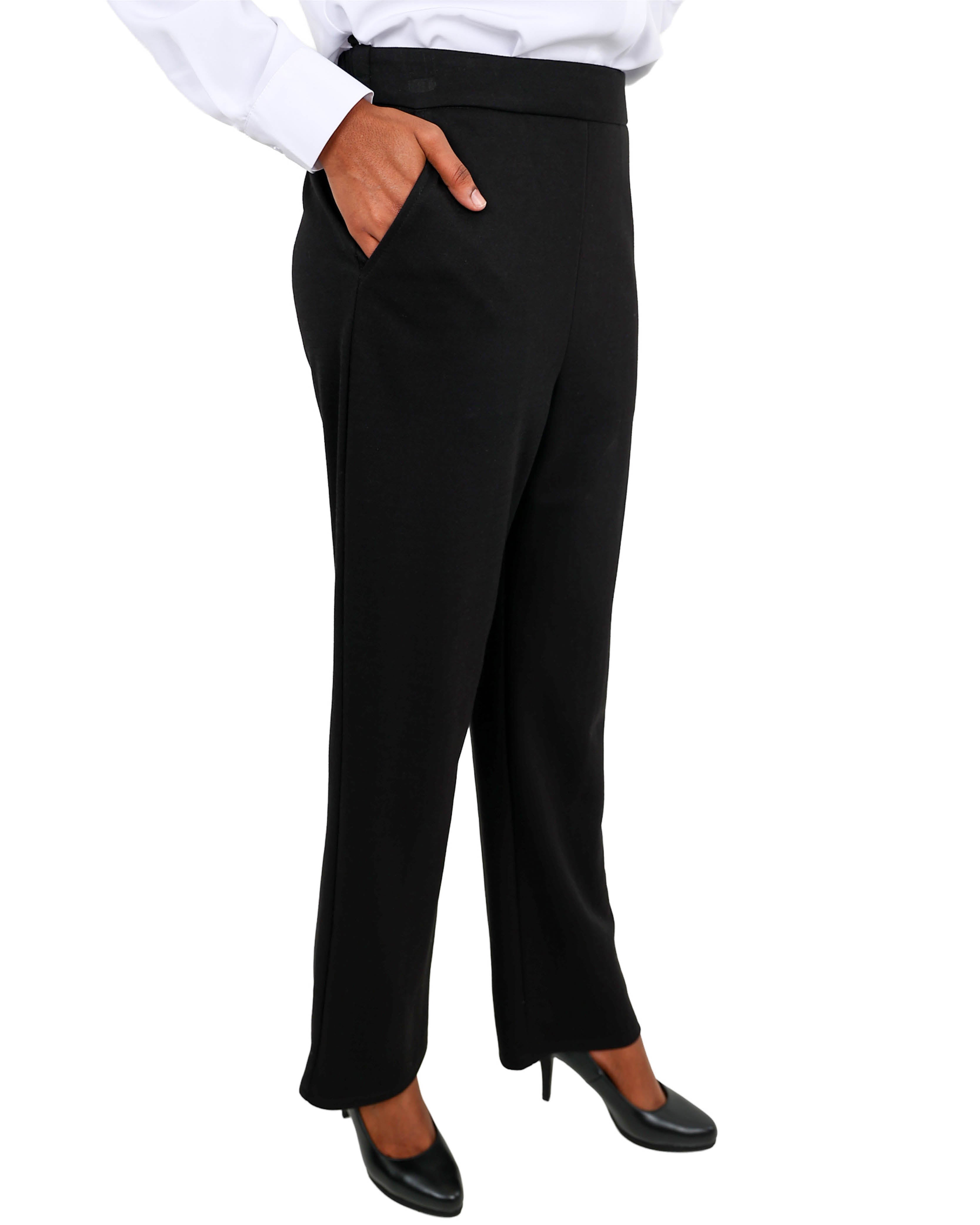 Elasticated Straight Leg Formal Pants