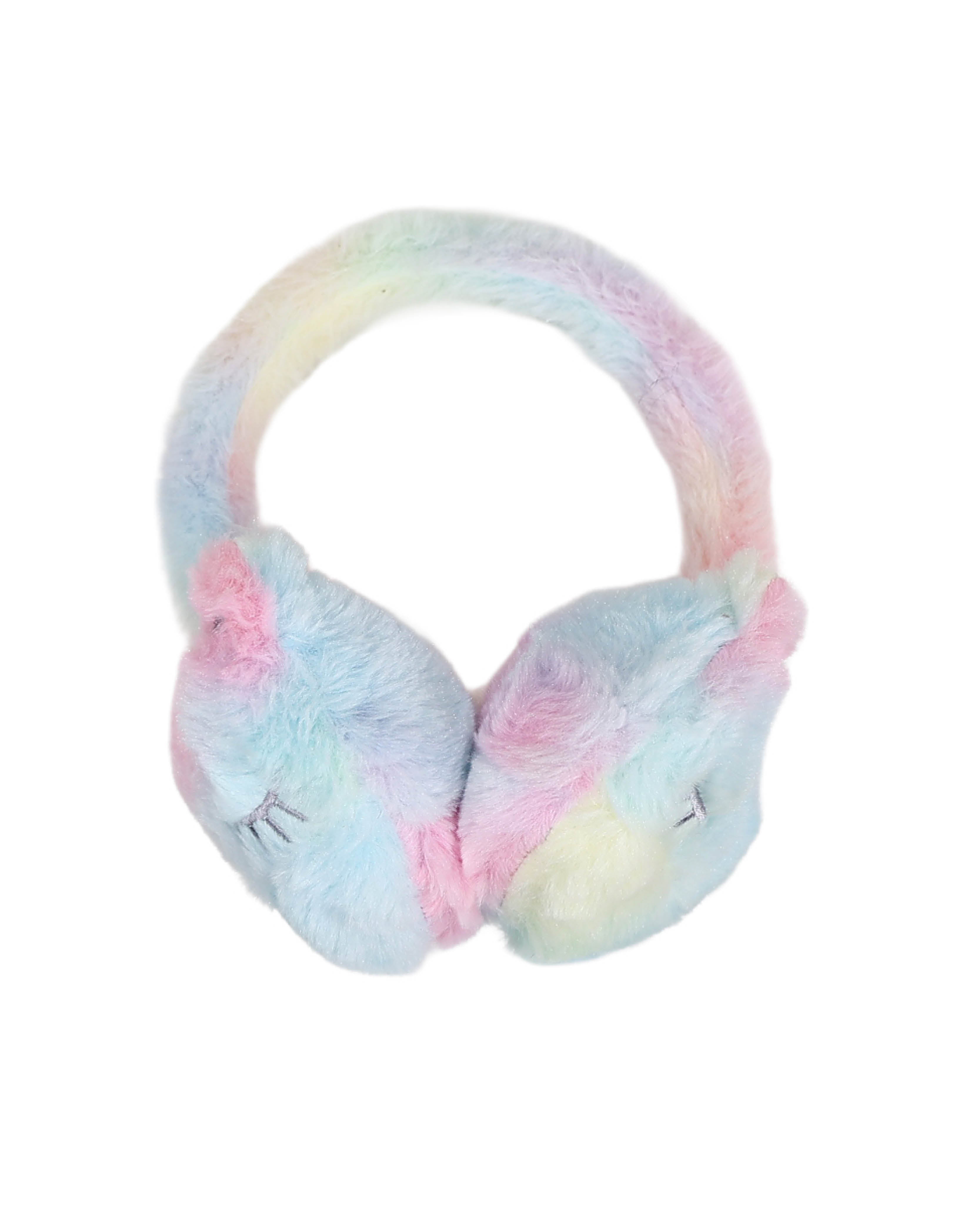 Rainbow Plush Cat Earmuff