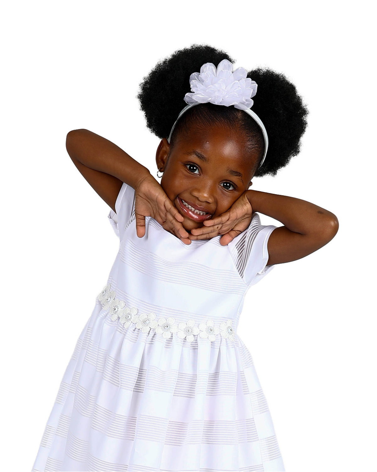 Short Sleeve Organza Party Dress