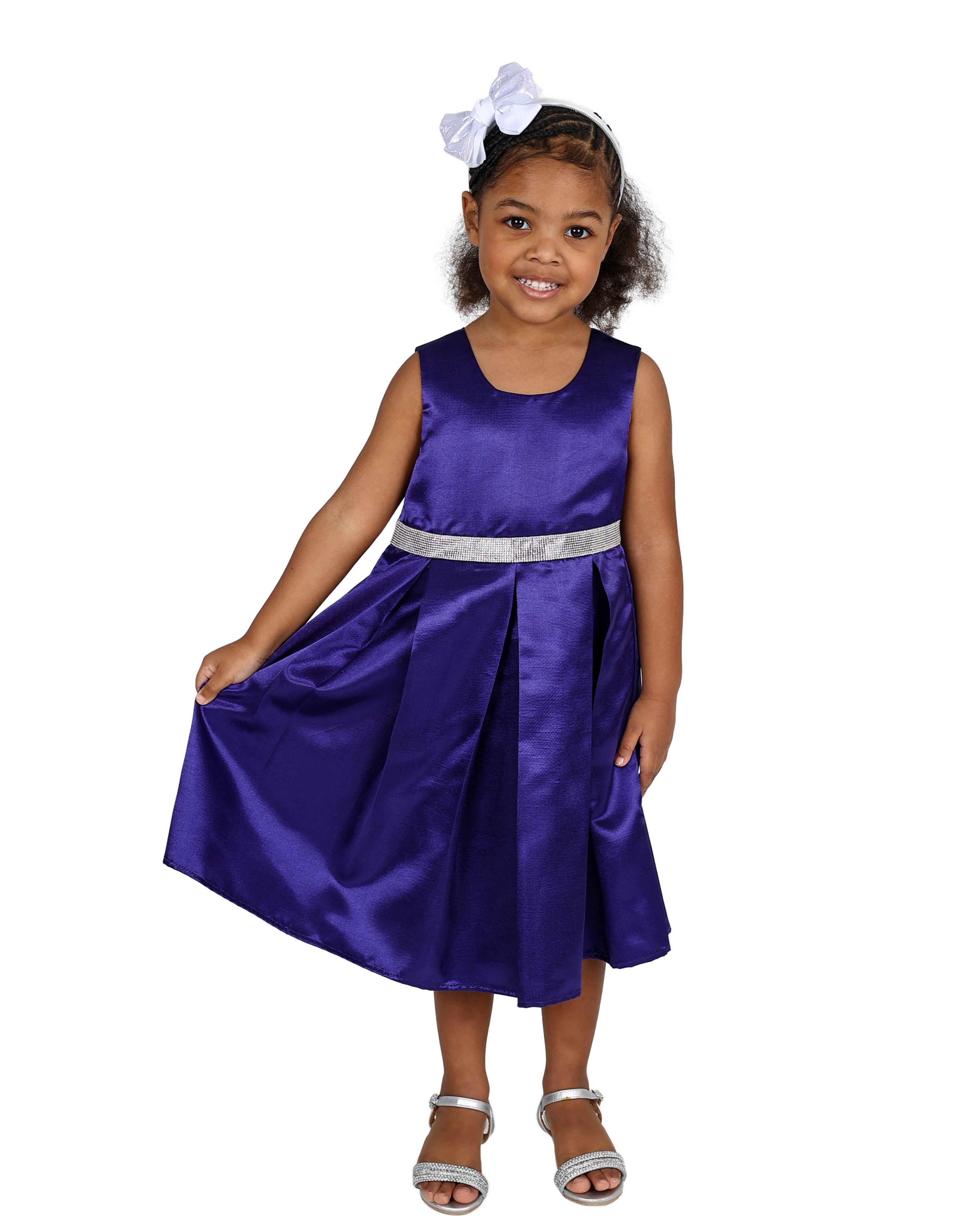 Sleeveless Pleated Party Dress