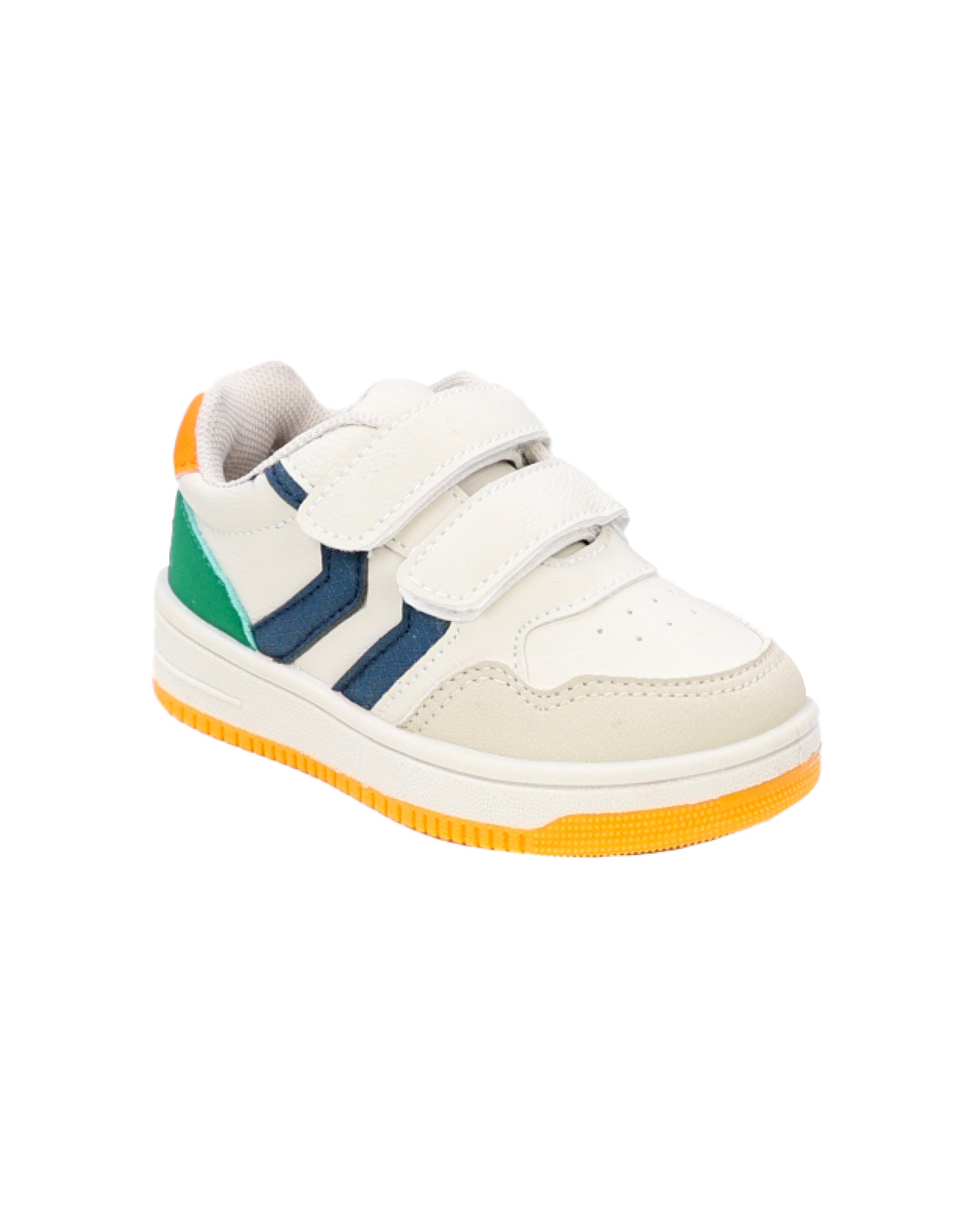 Boys Double Chevron Sneaker With Velcro Fasteners