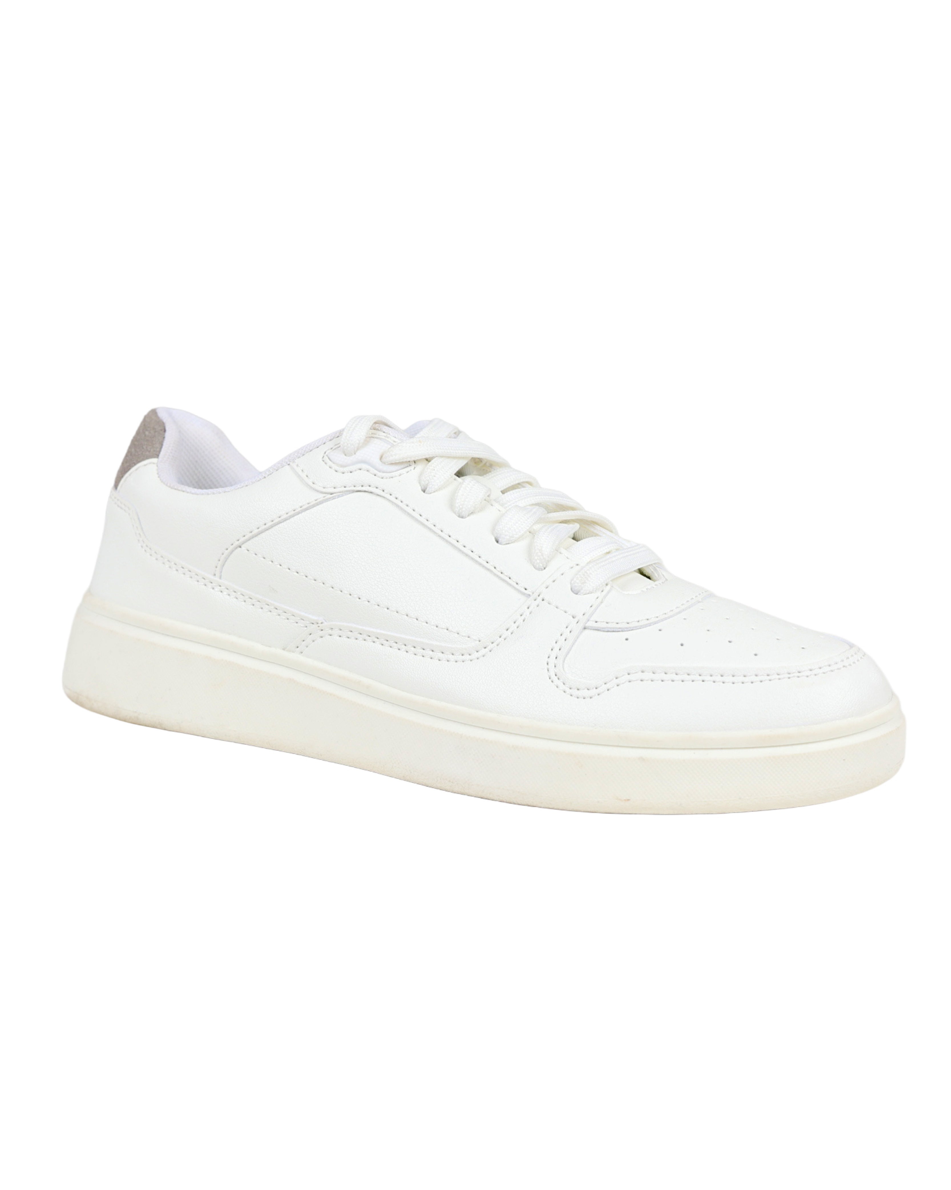 Lace Up White Sneaker
