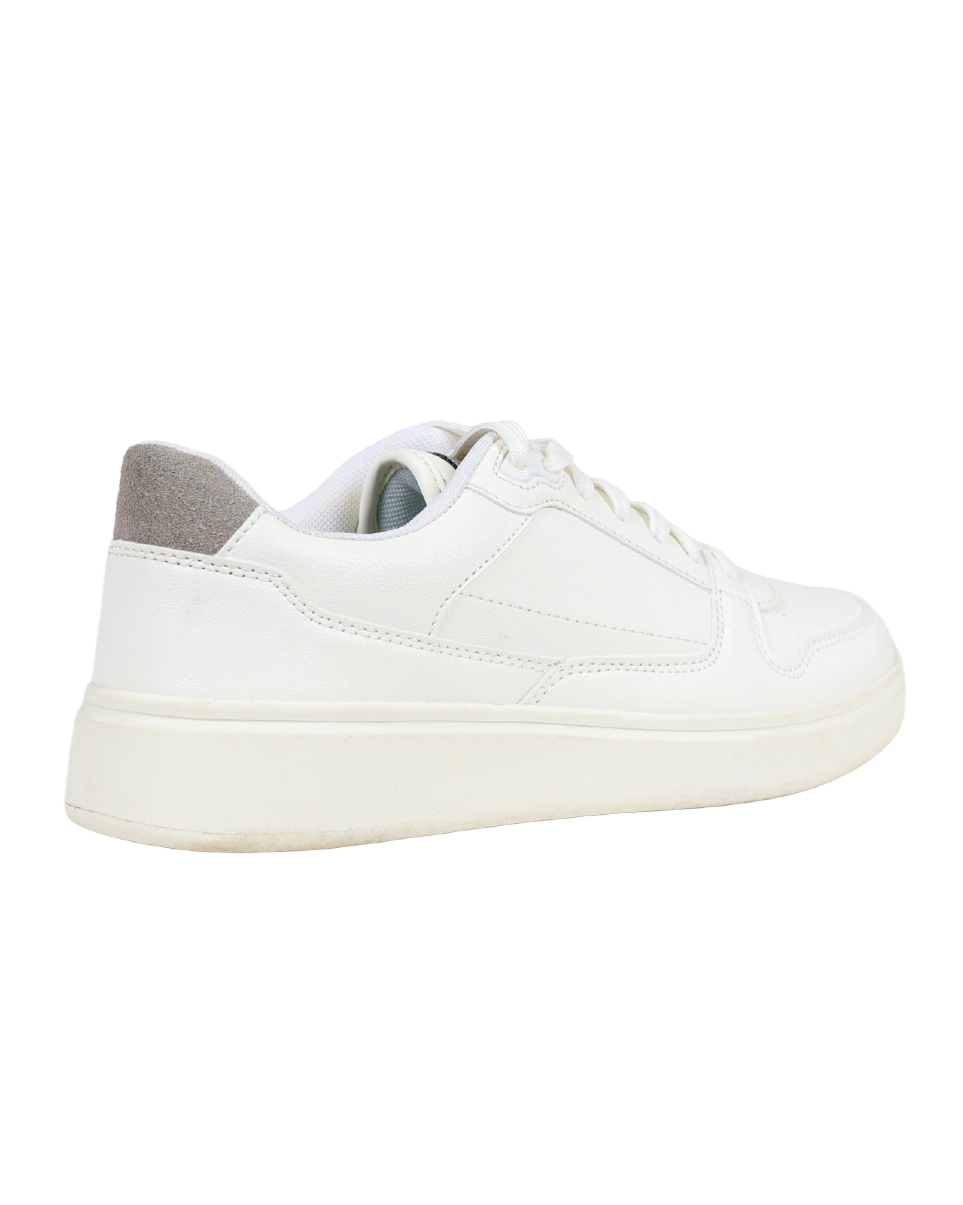 Lace Up White Sneaker