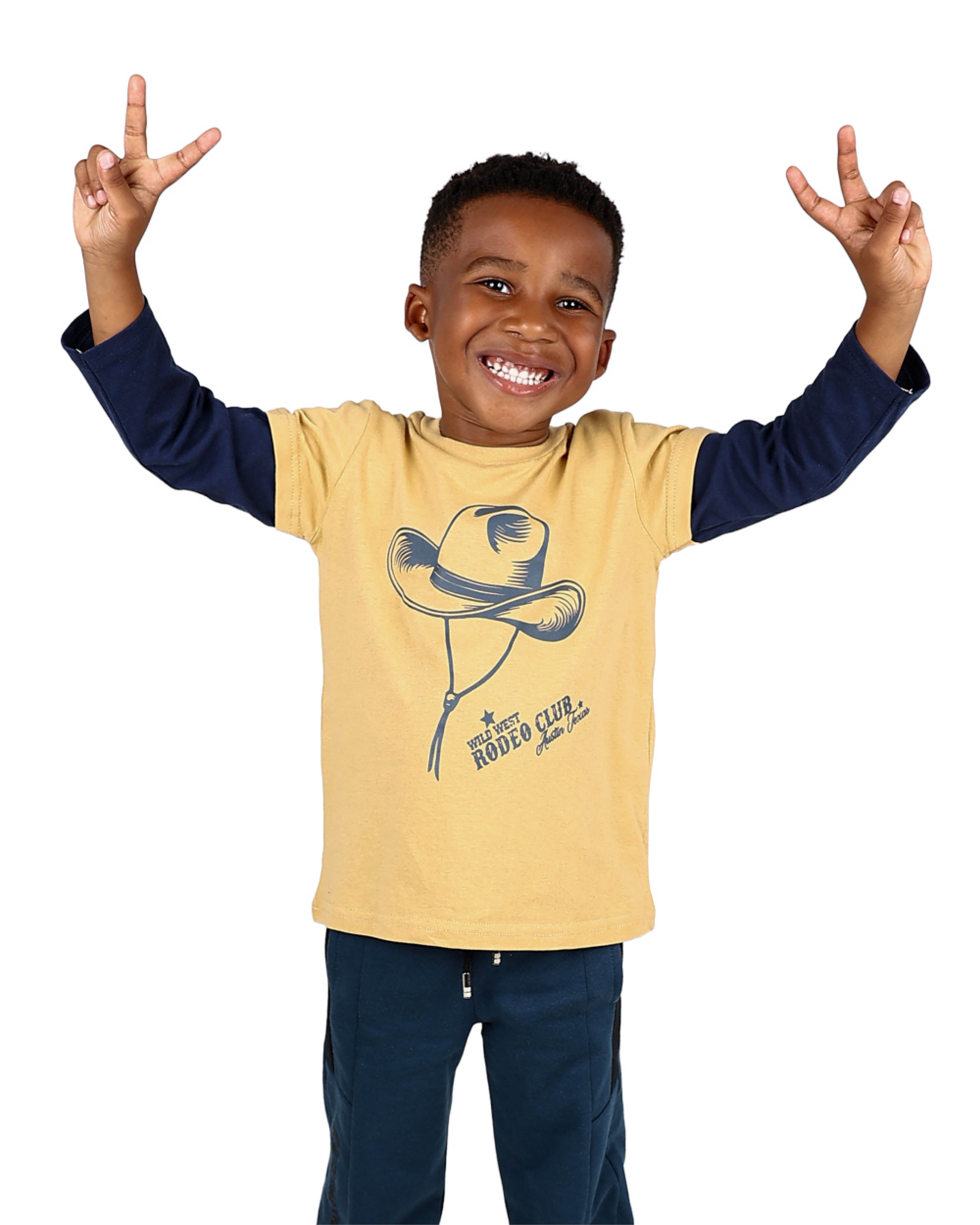 Rodeo Club Graphic Print Long Sleeve T-Shirt