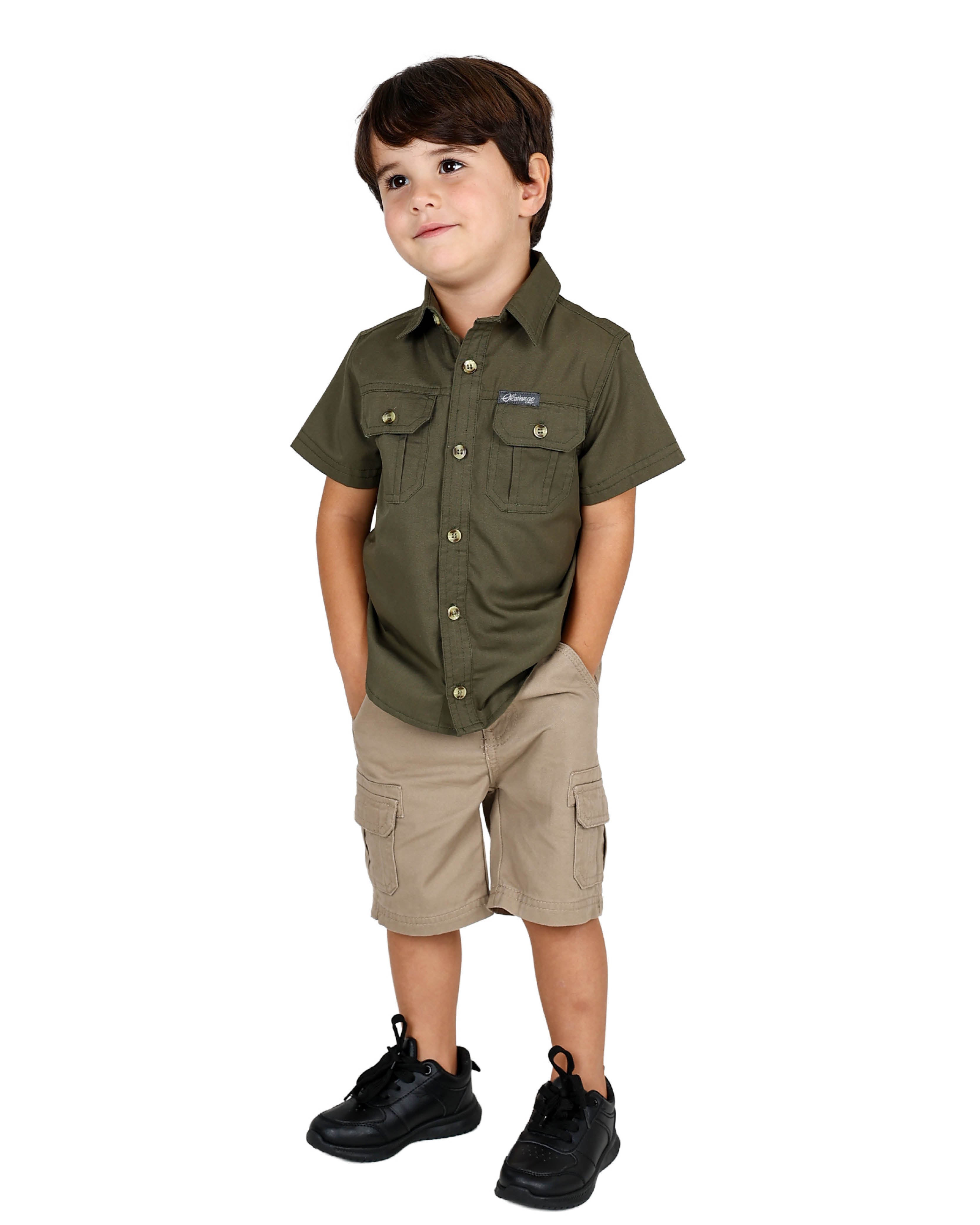 Okavango Beige Cargo Shorts