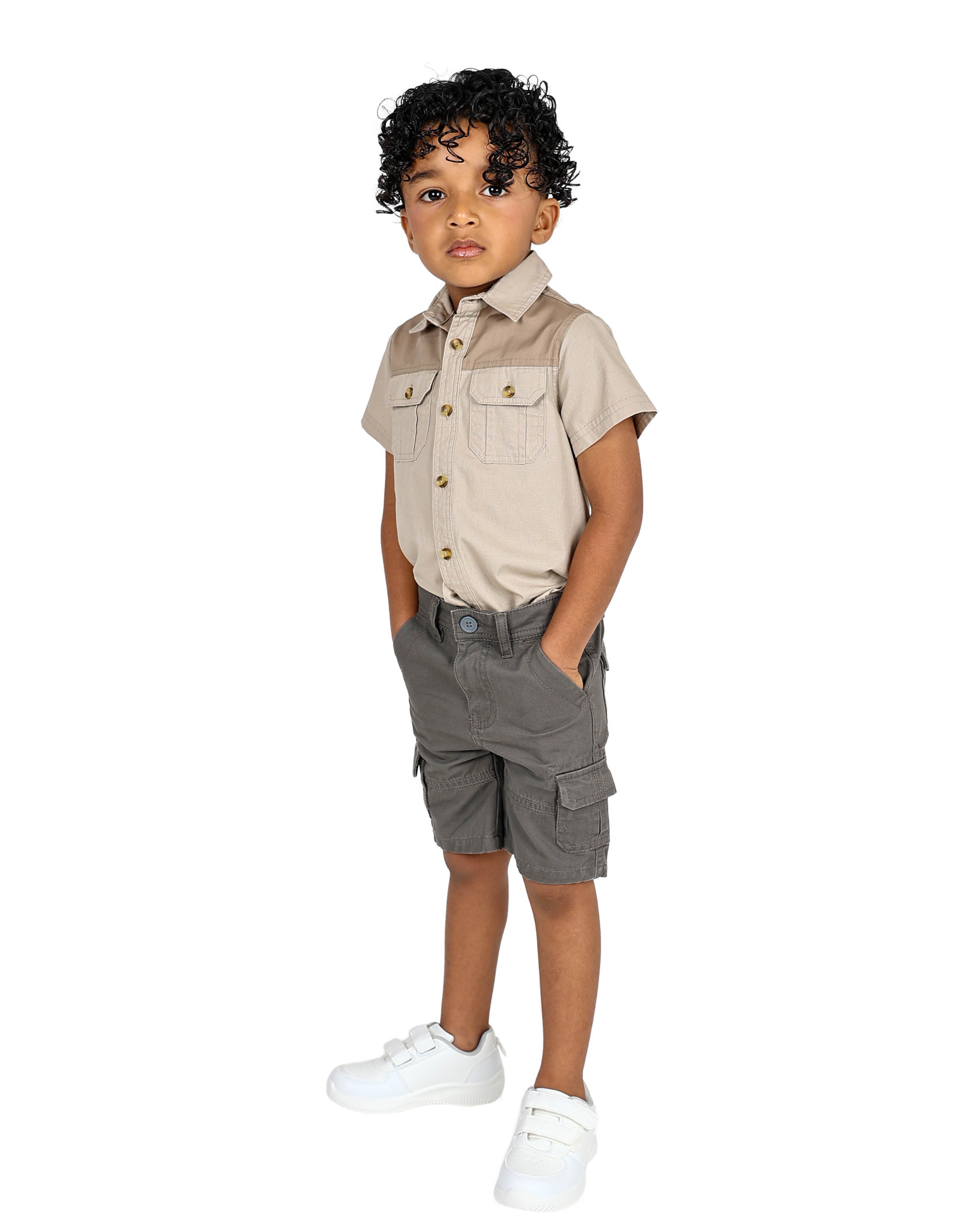 Okavango Taupe Cargo Shorts