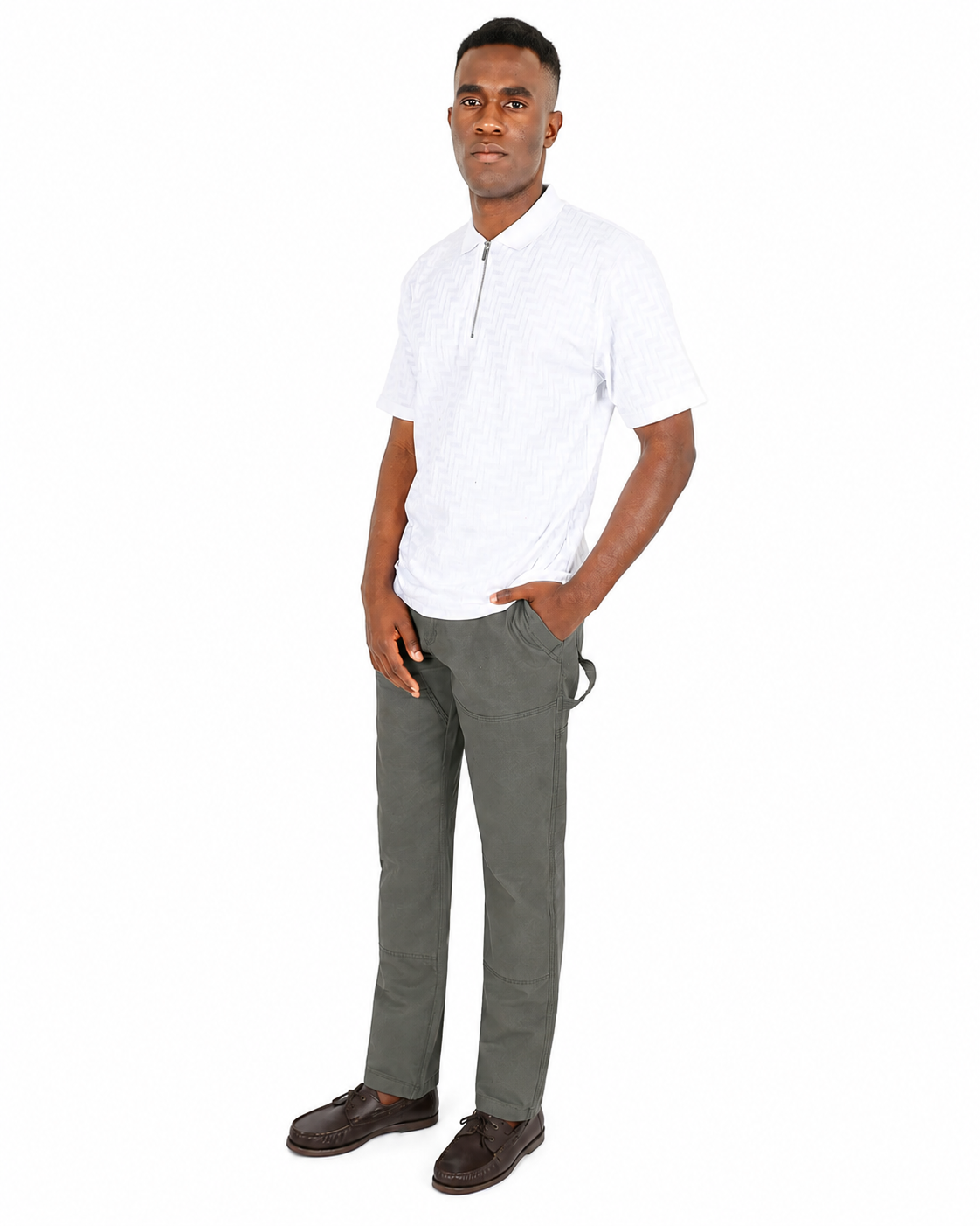 Straight Leg Olive Classic Cotton Carpenter Pant