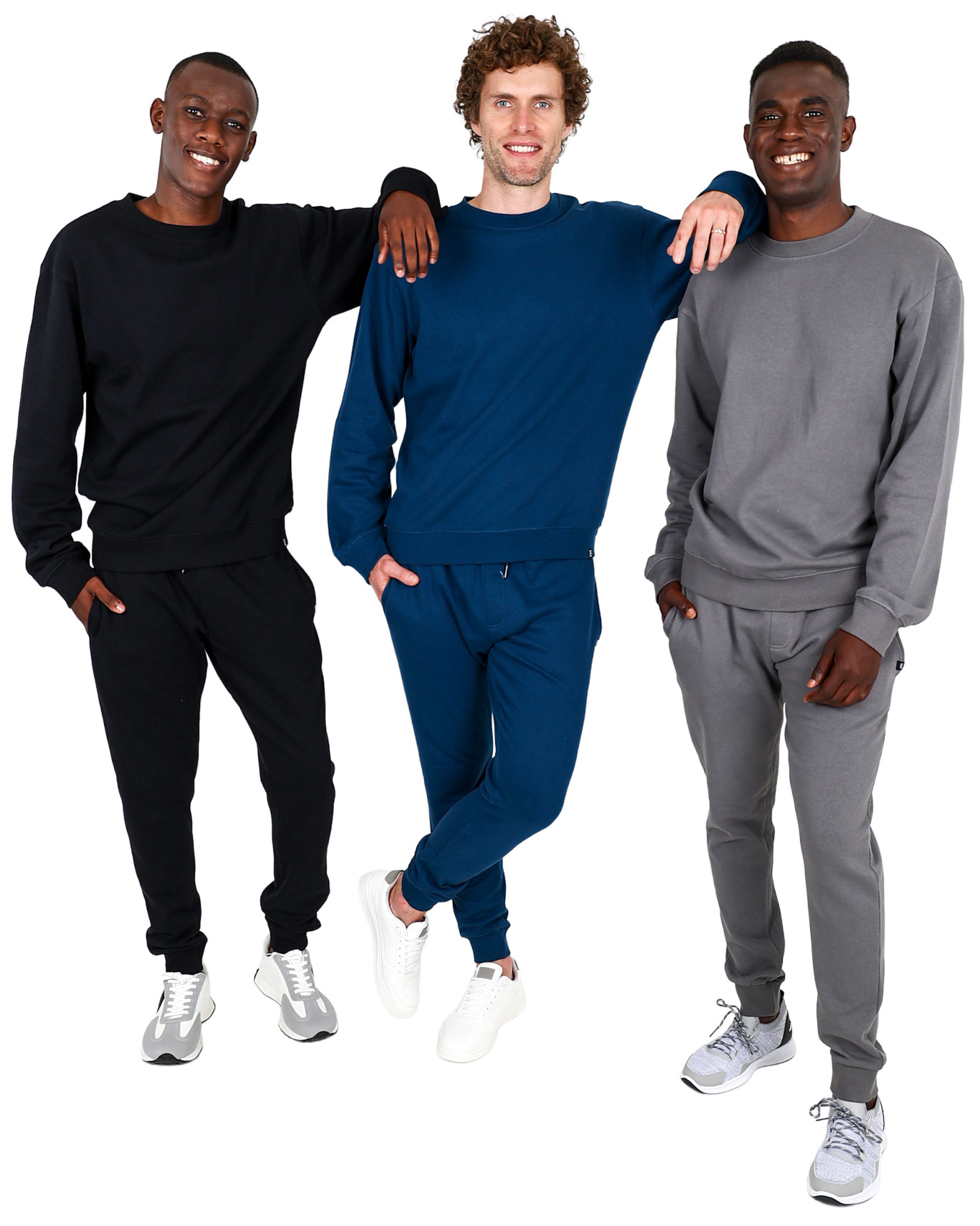 Classic Cotton Rich Grey Track Pants