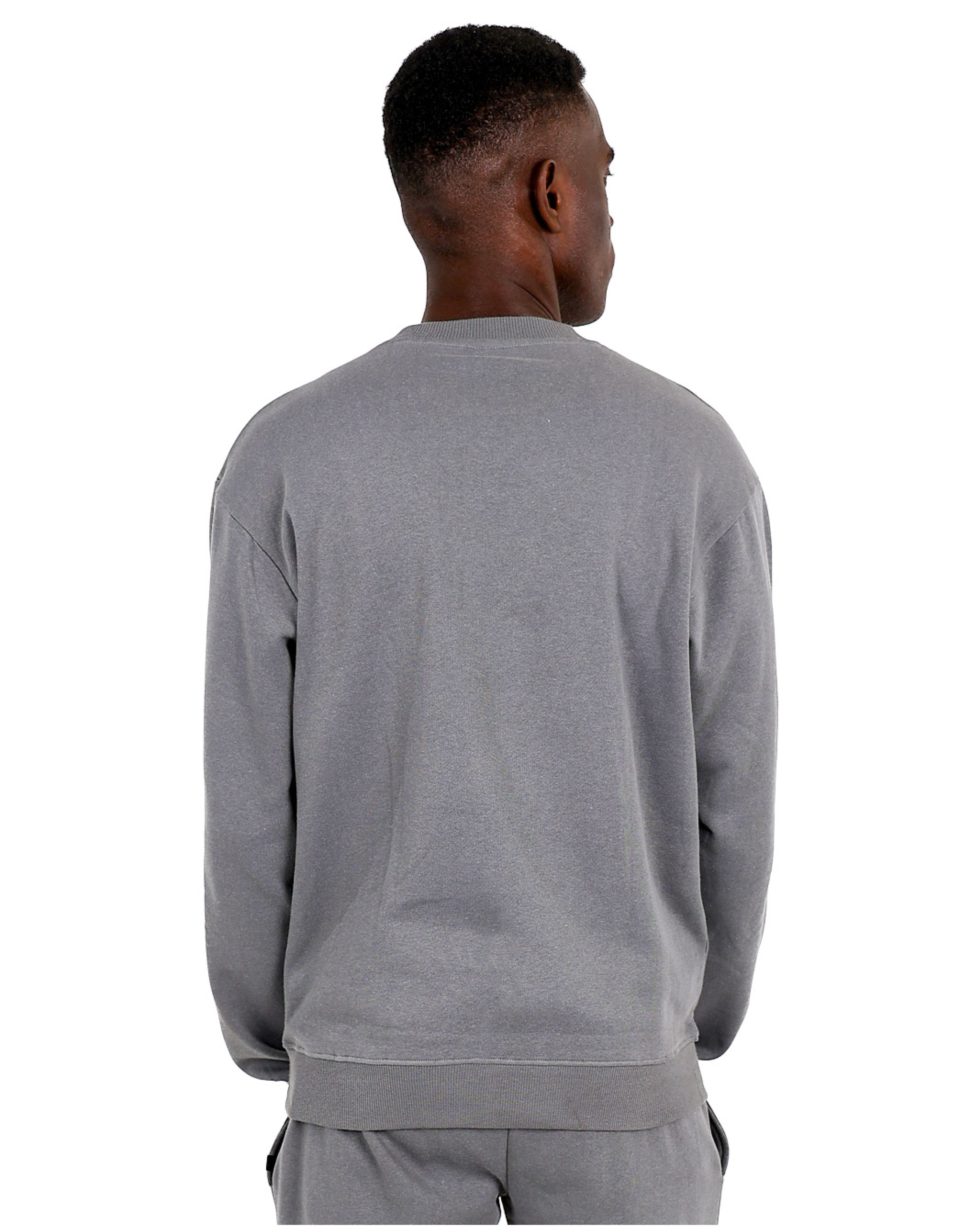 Classic Long Sleeve Grey Cotton Rich Sweatshirt
