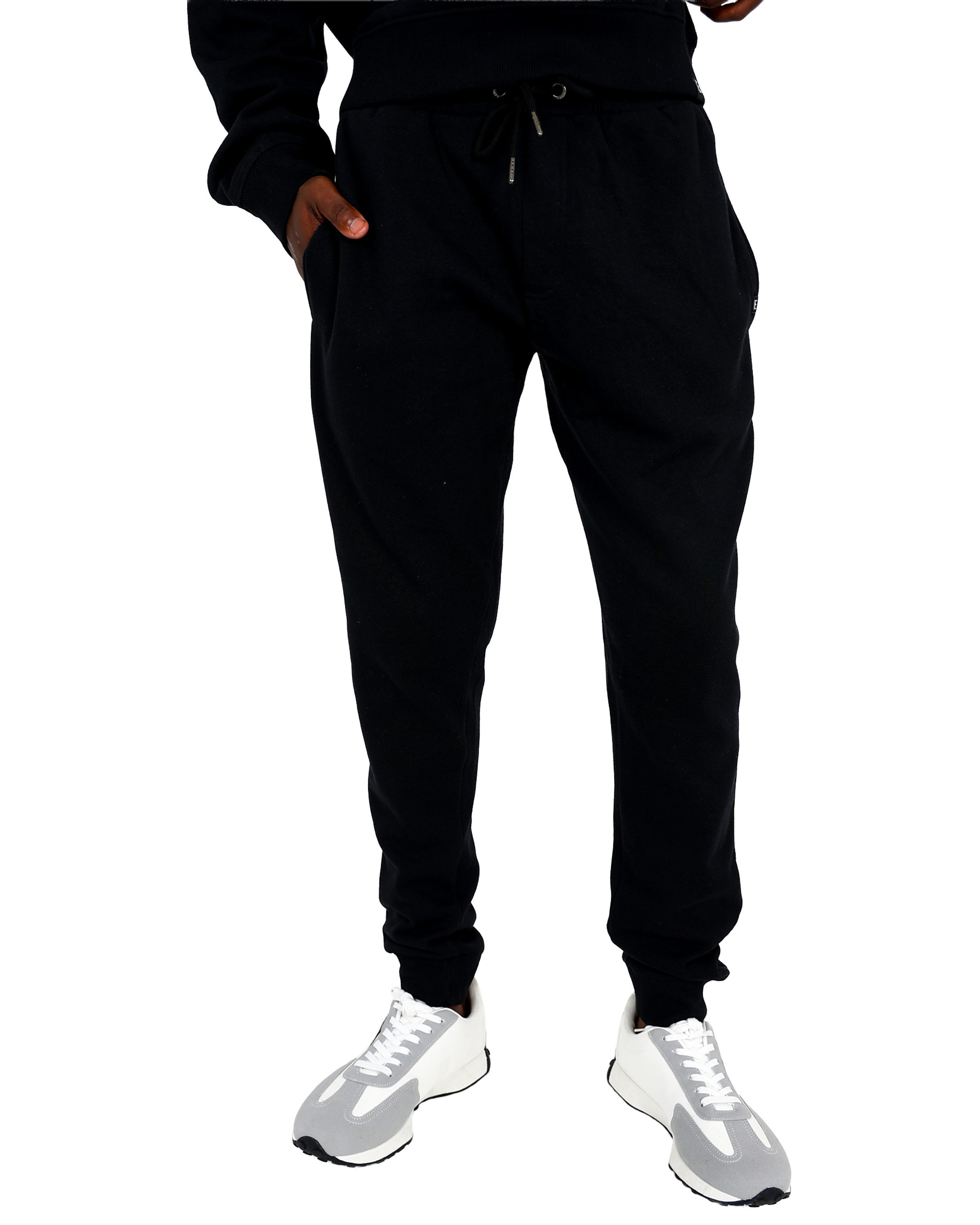 Classic Cotton Rich Black Track Pants