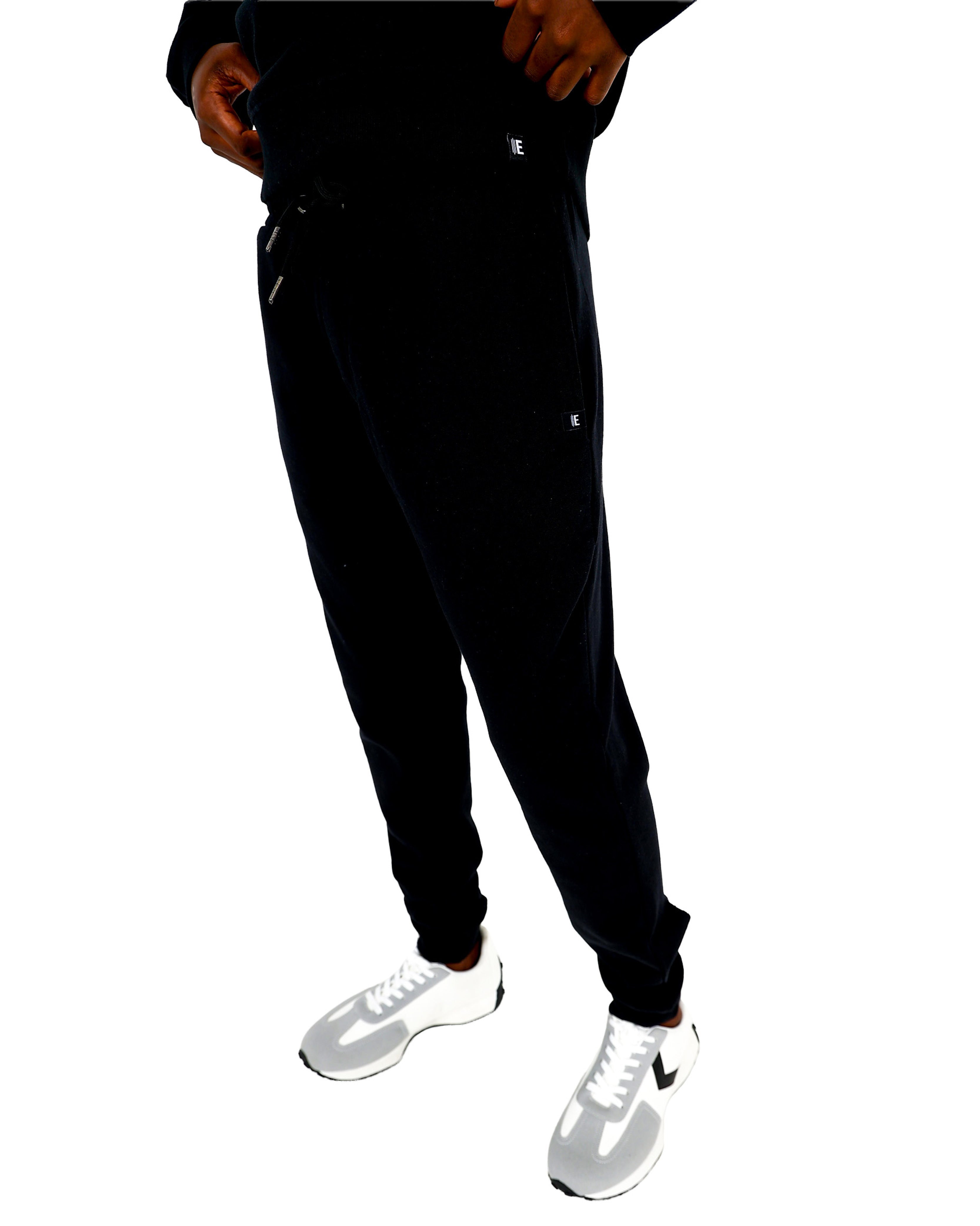 Classic Cotton Rich Black Track Pants
