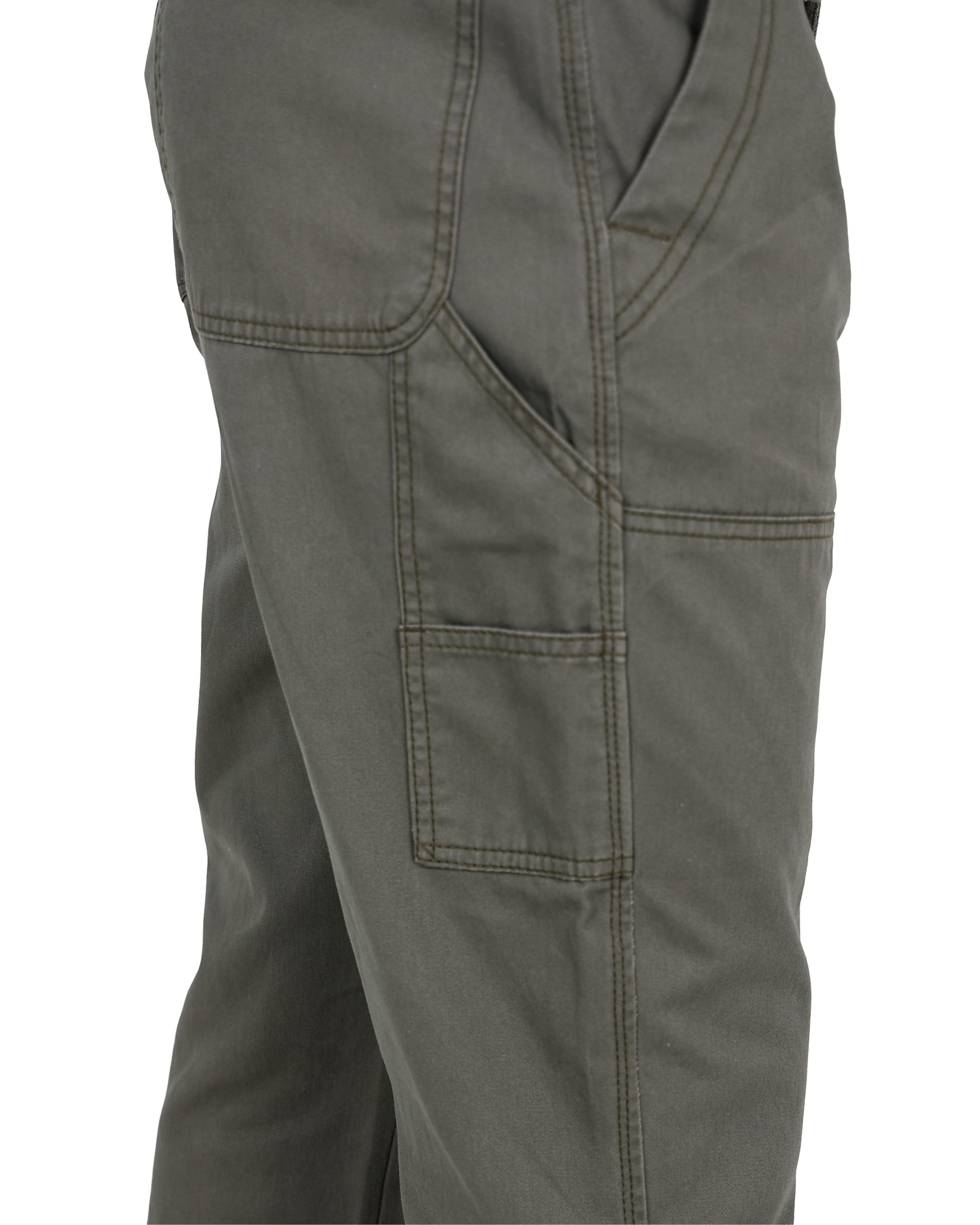Straight Leg Olive Classic Cotton Carpenter Pant