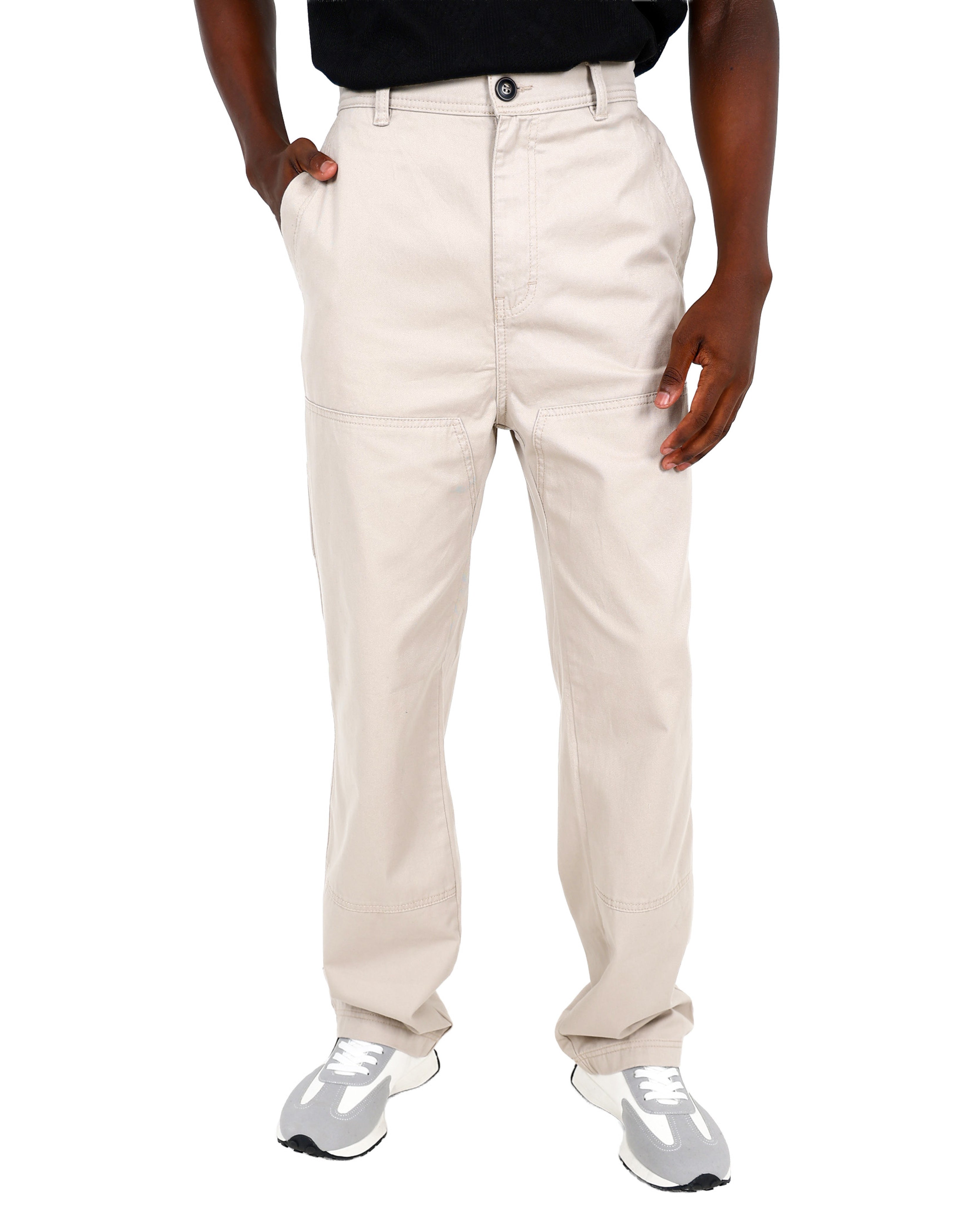 Straight Leg Stone Classic Cotton Carpenter Pant