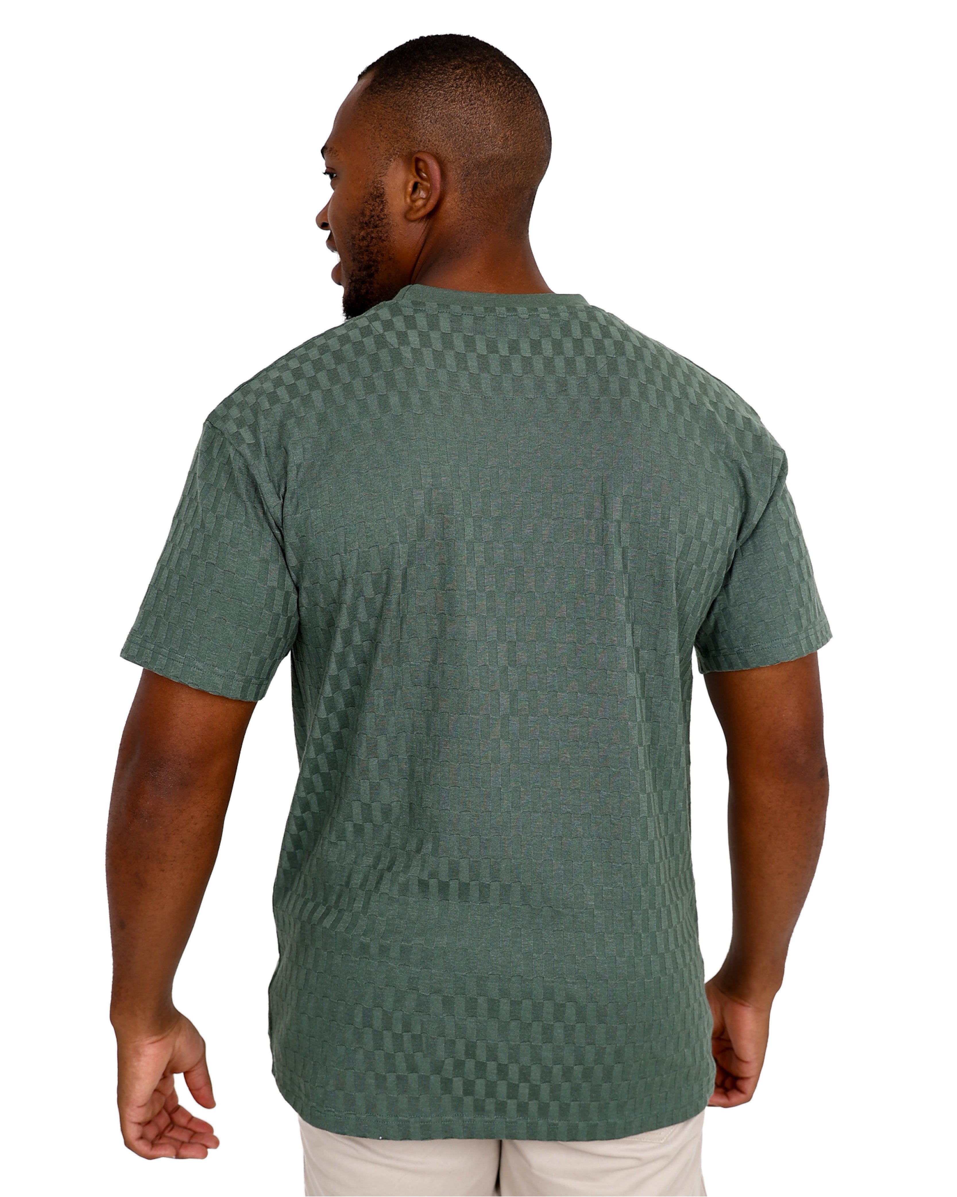 Short Sleeve Fatigue Jacquard T-Shirt