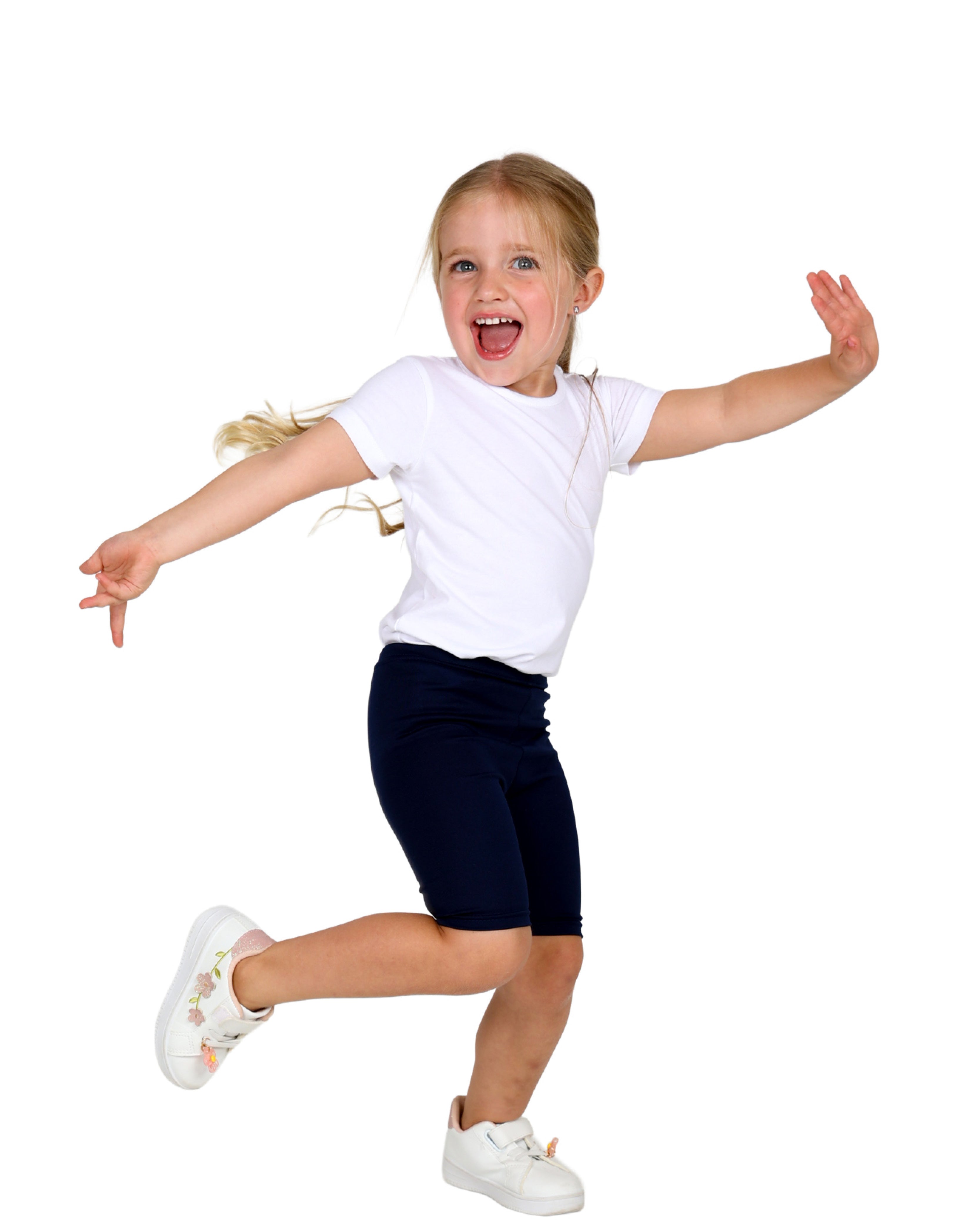 Navy Polyester Cycle Shorts