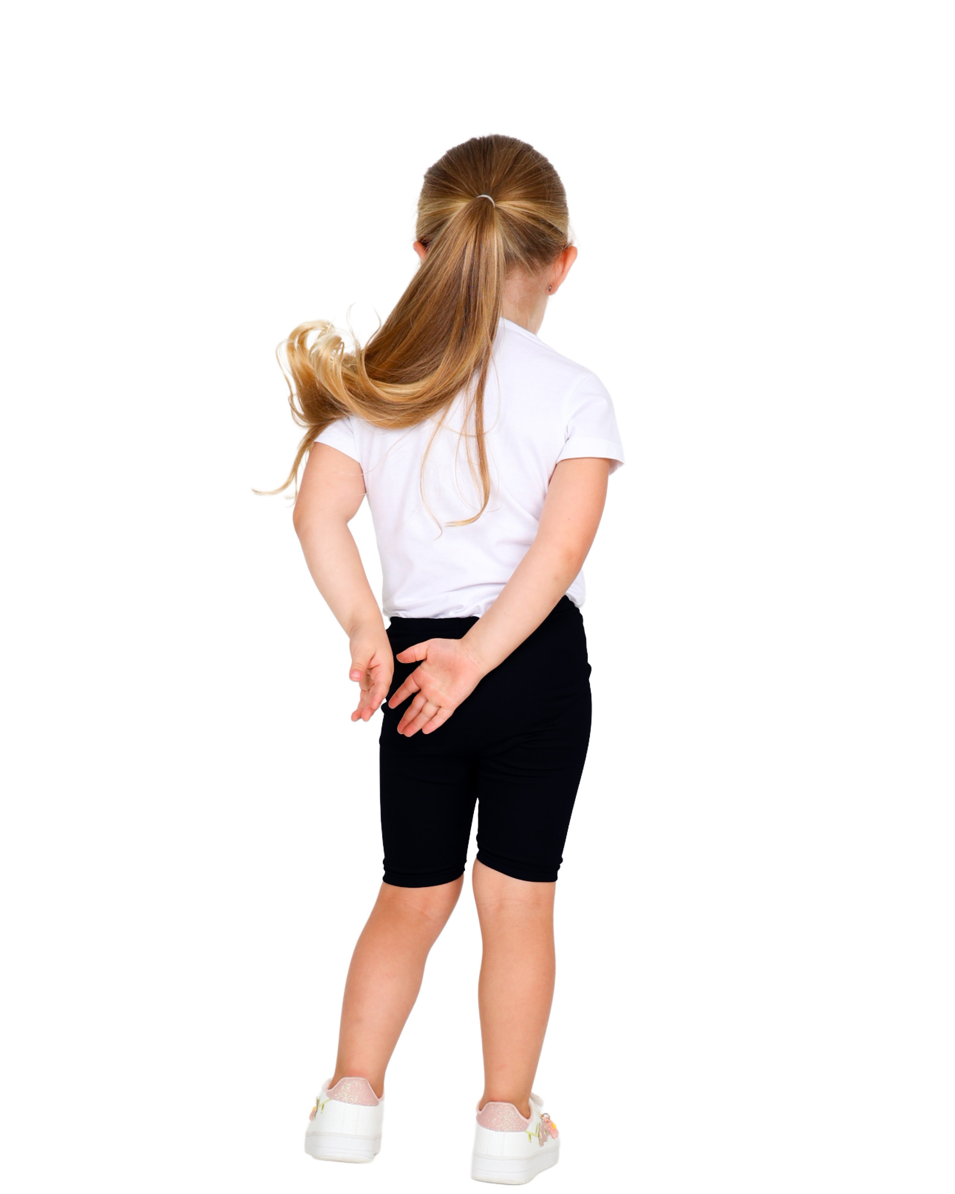 Black Polyester Cycle Shorts